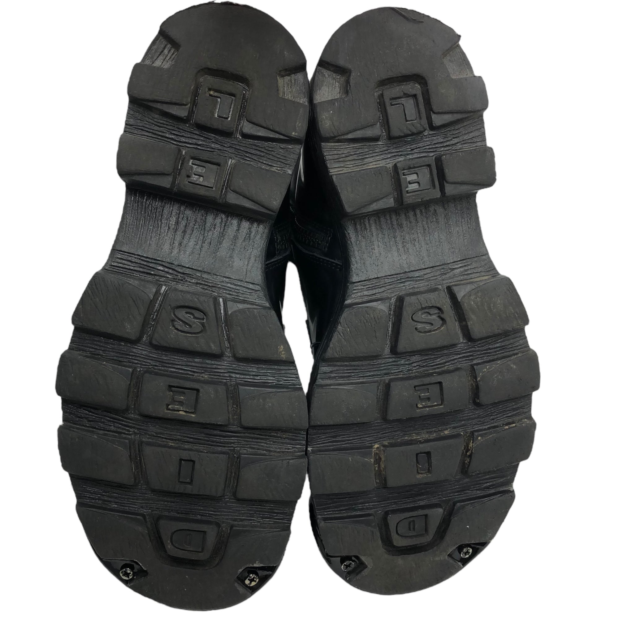 DIESEL(ディーゼル) D-Hammer Bt D D ロゴ ハンマー ブーツ 27cm ブラック レザー レースアップ サイドジップ