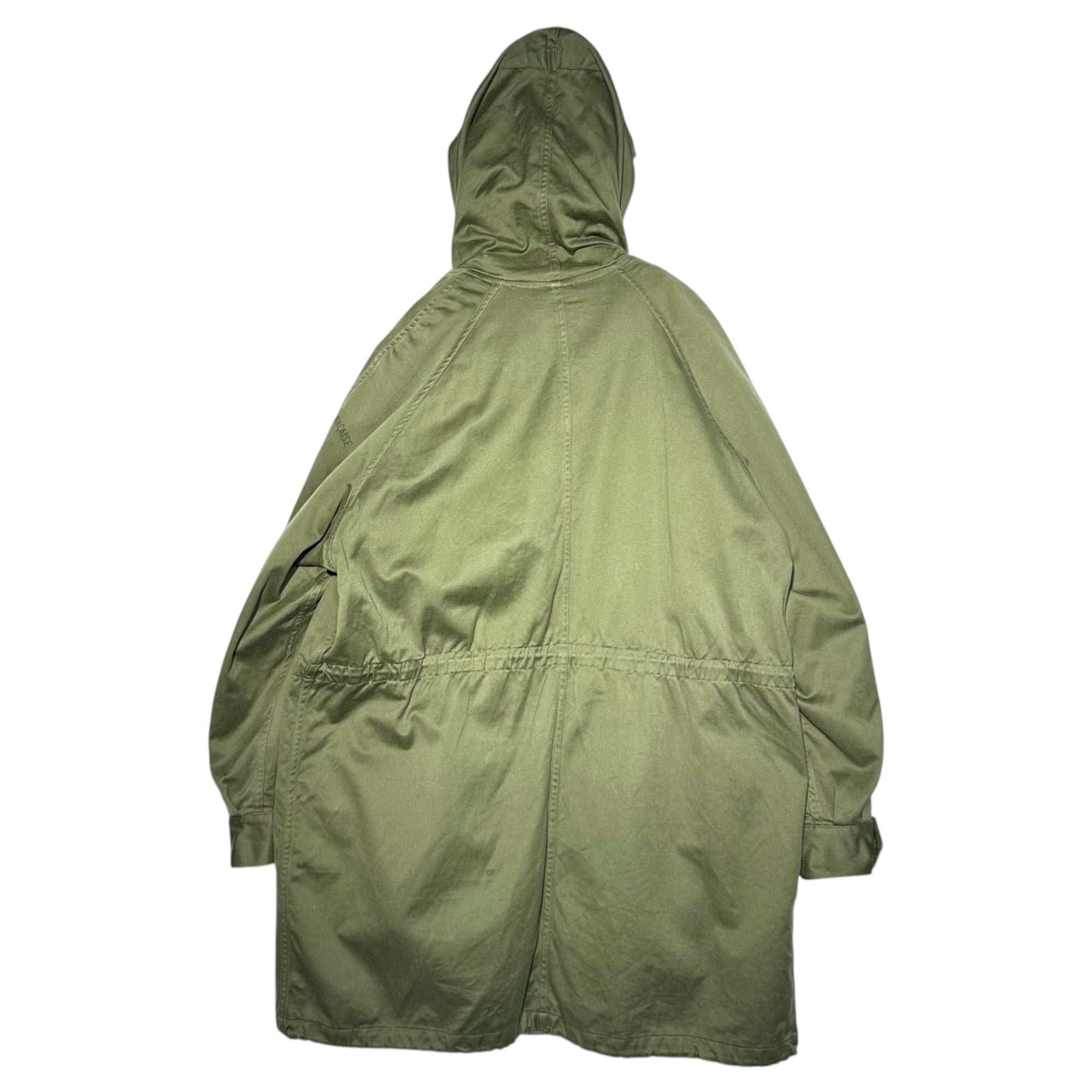 FRENCH MILITARY(フランス軍) 70's M-64 "WAREIN" FIELD PARKA ワレイン社 フィールド パーカー モッズ コート ライナー付 92C(XL程度) オリーブ 1974年製 70年代 ヴィンテージ