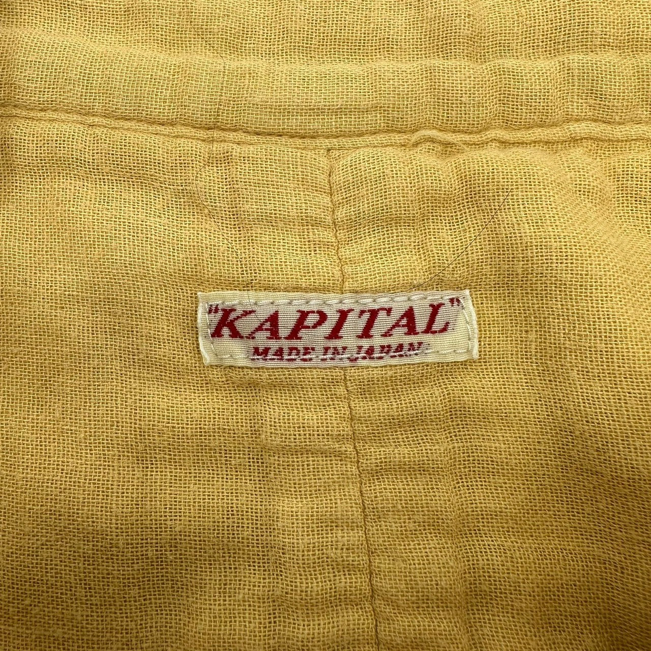 kapital(キャピタル) cotton swallowtail shirt blouse コットン 燕尾 シャツ ブラウス K1408LS10 1(S) イエロー