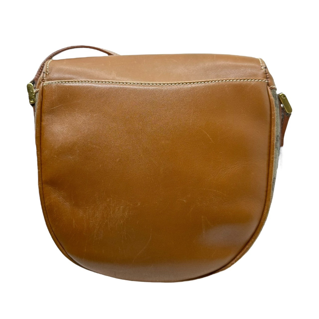 GUCCI(グッチ) Vintage GG logo flap shoulder bag ヴィンテージ GGロゴ フラップ ショルダー バッグ 007・261・0081 ブラウン×ベージュ