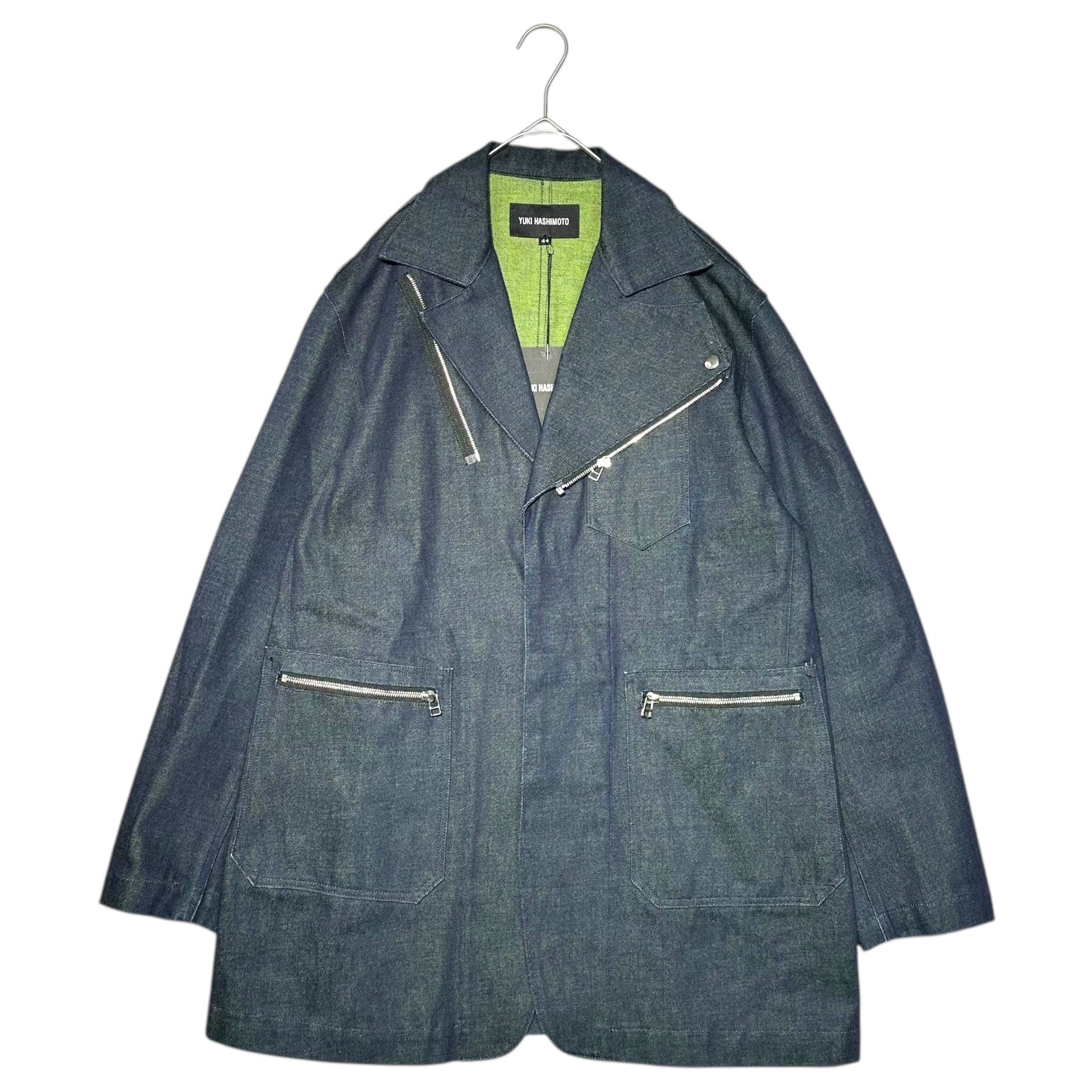 YUKI HASHIMOTO(ユウキハシモト) 20SS WORK JACKET デニム ワーク ジャケット 201-01-0301D 44(XS~S) インディゴ