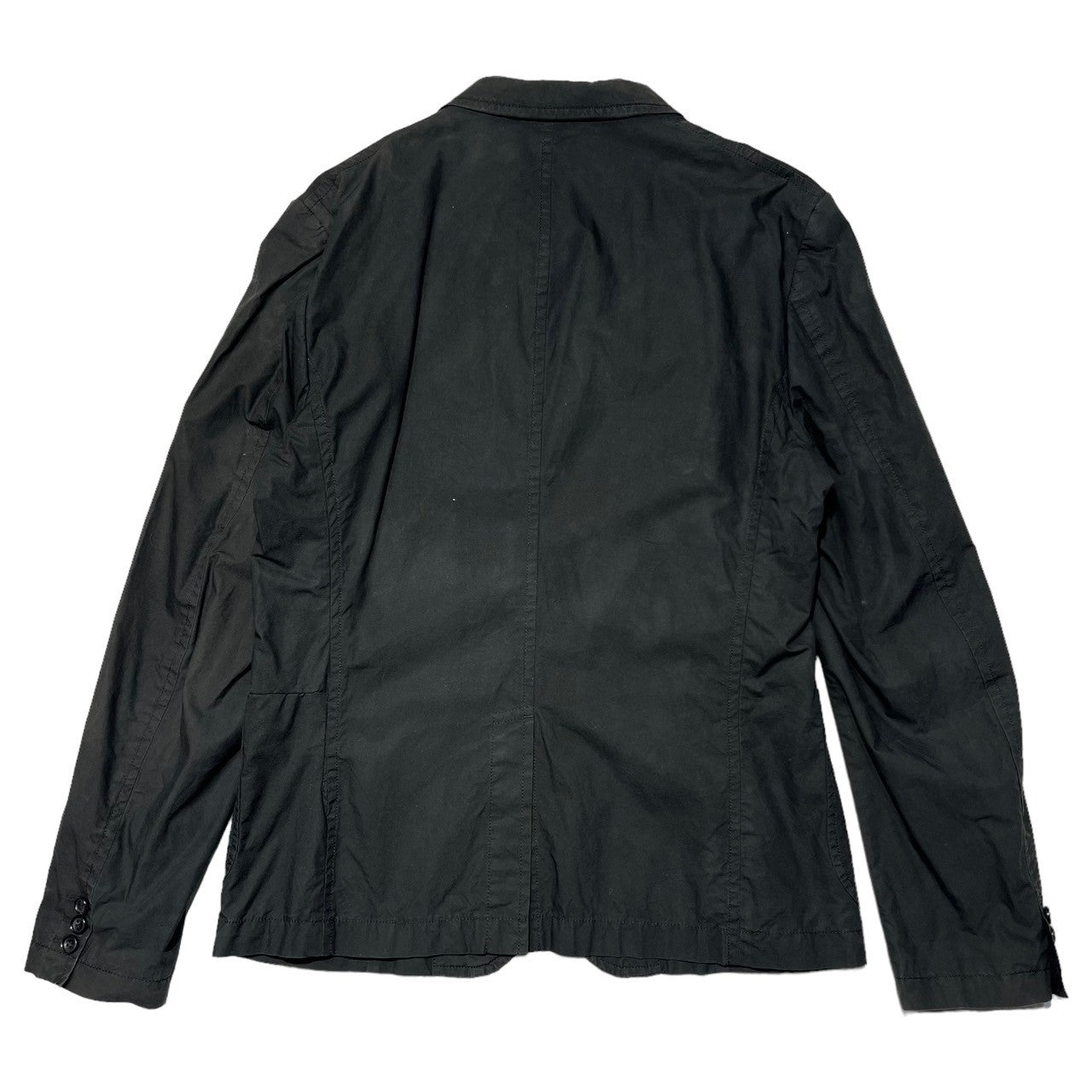 COMME des GARCONS HOMME(コムデギャルソンオム) 10SS後染め3Bコットンジャケット HE-J132 L ブラック AD2009