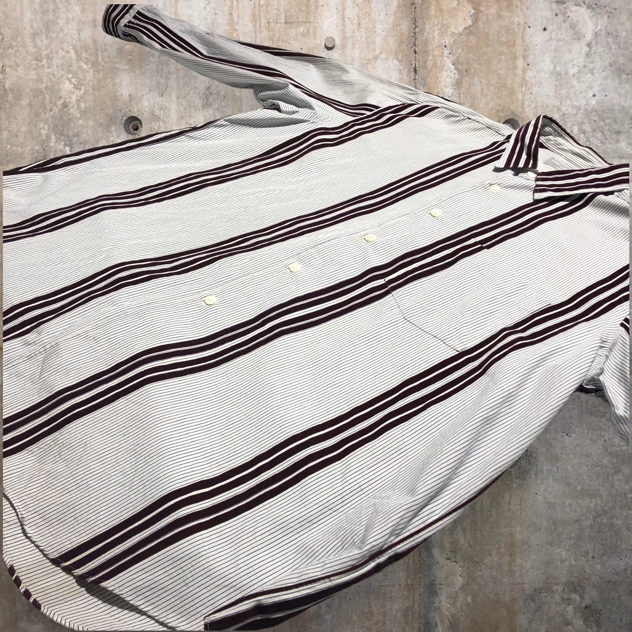 COMME des GARCONS HOMME(コムデギャルソンオム) 90'sベロアストライプシャツ HB-100010 表記なし(L程度) ブルー AD1996 田中オム