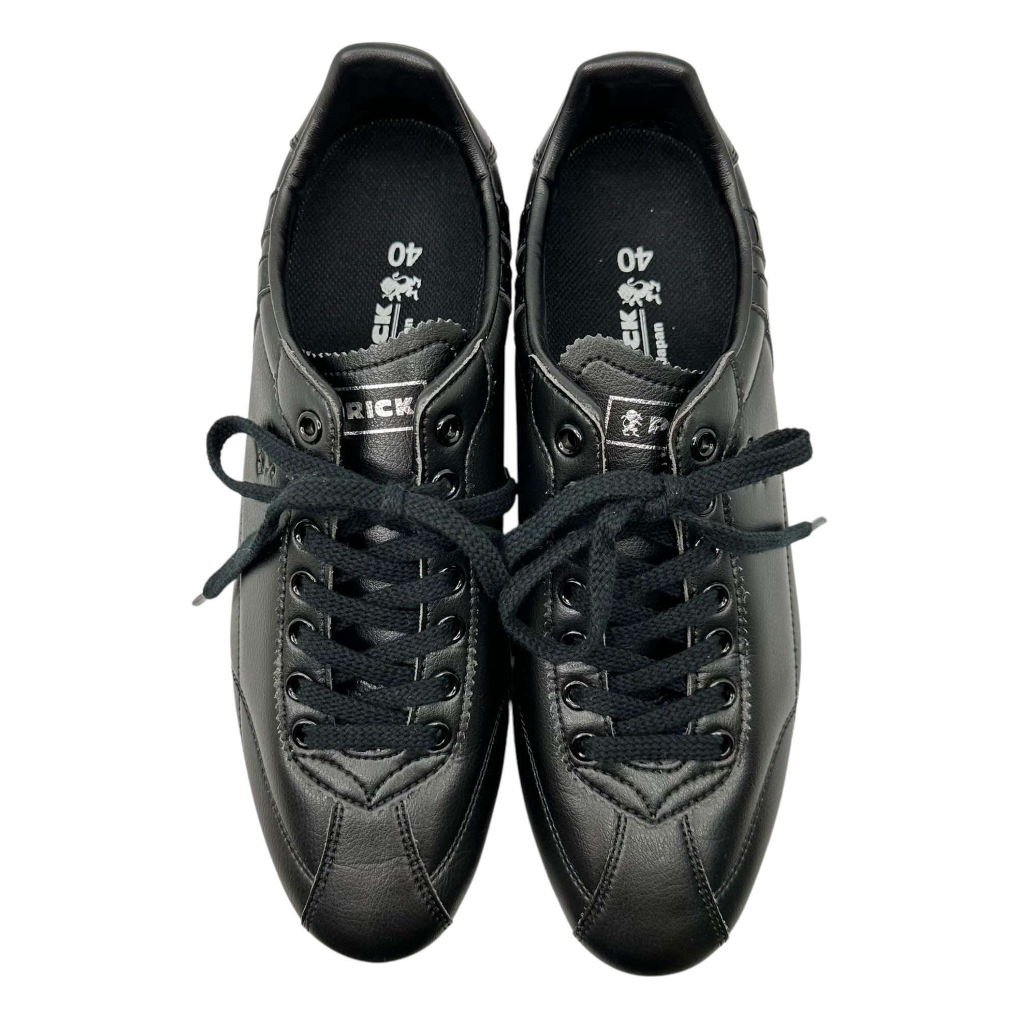 PATRICK(パトリック) DATIA ダチア ローカット スニーカー 29571 40(25cm) ブラック レザー シューズ