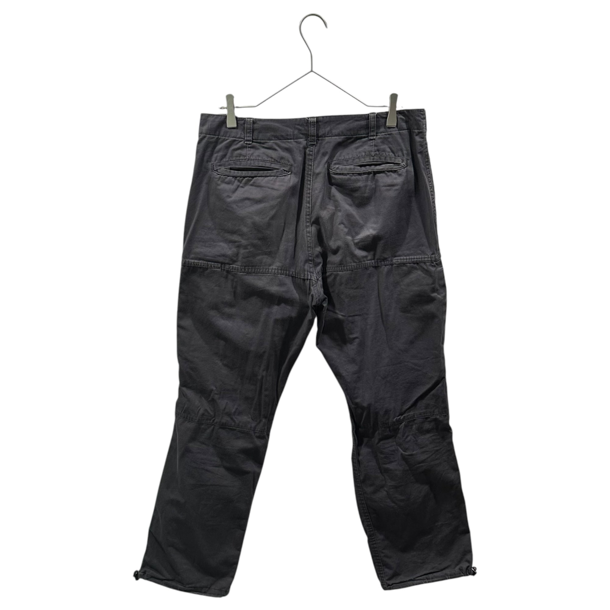 GOODENOUGH(グッドイナフ) 90~00's Drawstring Hem Cotton Pants 裾 ドローコード コットン パンツ L グレー 90年後半~2000年初期 アーカイブ