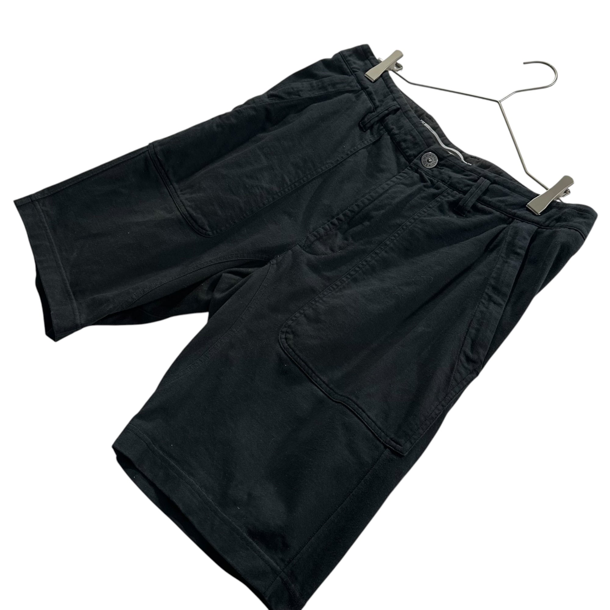 STONE ISLAND(ストーンアイランド) 19SS Sweat Half Pants スウェット ハーフ パンツ 7015L0150 W32 ブラック