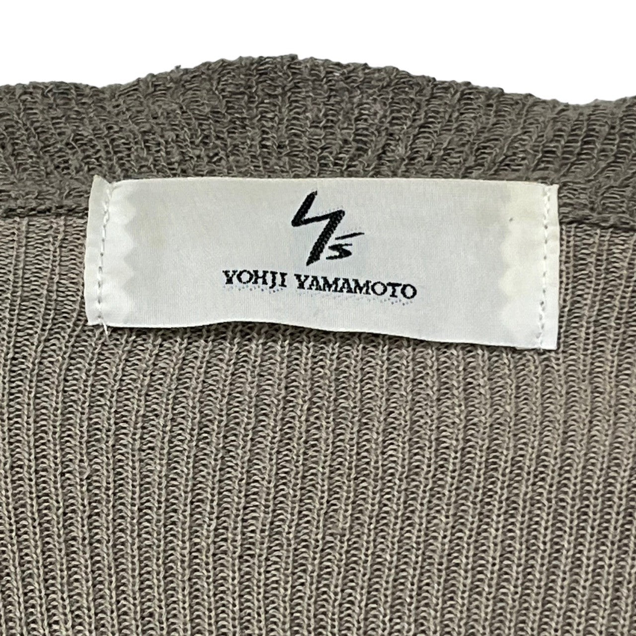 Y's(ワイズ) silk cardigan シルク ロング フリル レイヤード カーディガン アーカイブ MR-K37-856 SIZE 3(L) ベージュ