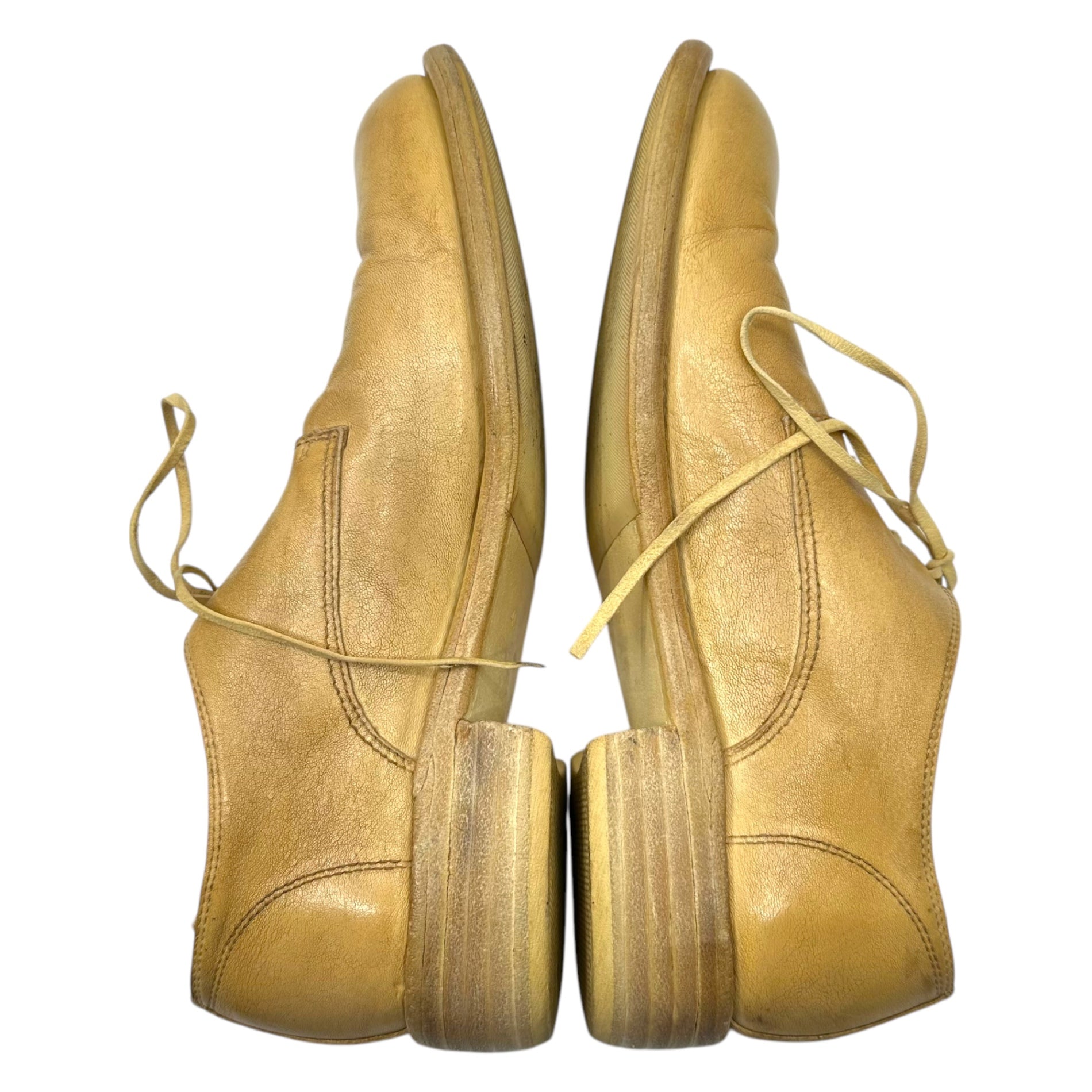 GUIDI(グイディ) DONKEY FULL GRAIN ダービー シューズ 992 41(26.5cm程度) ベージュ レザー シューズ 革靴 箱付