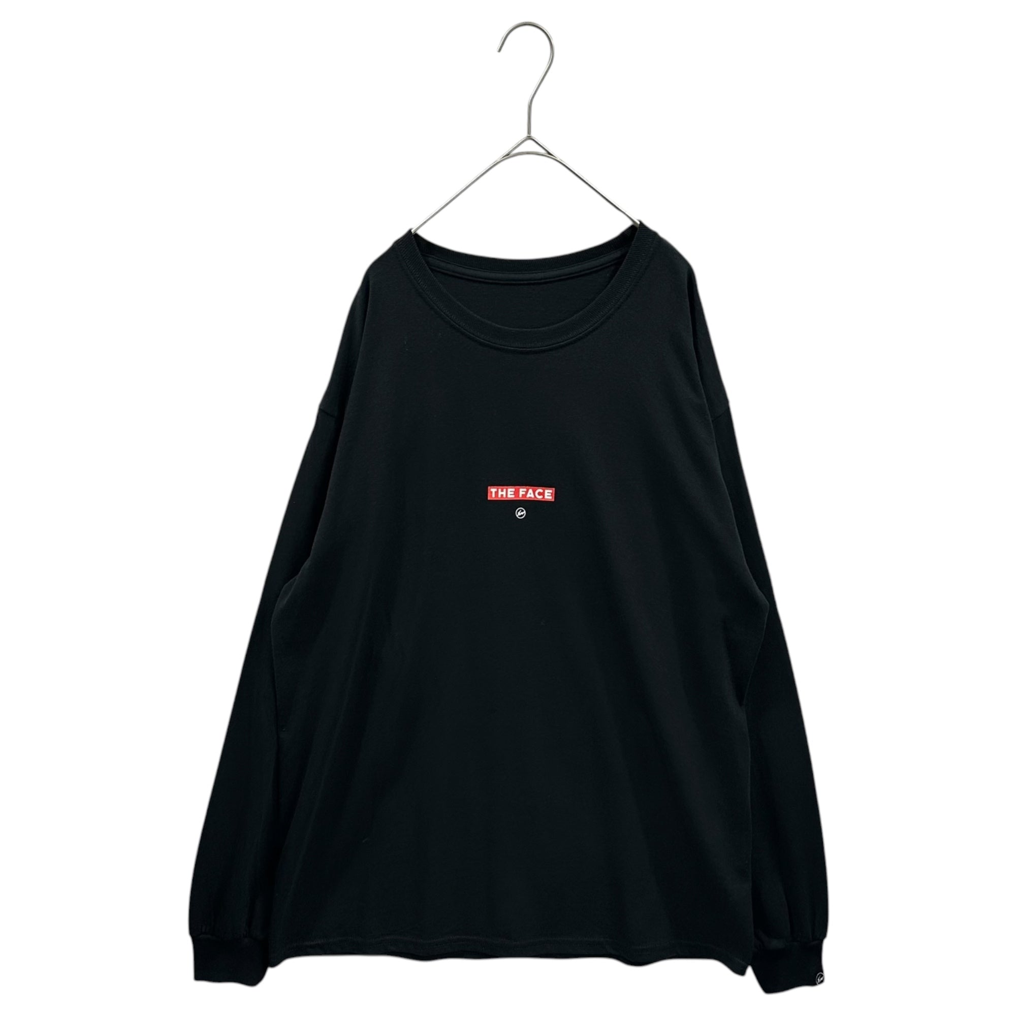 FRAGMENT DESIGN×THE FACE (フラグメントデザイン×ザフェイス) 2020AW FRGMT LONG SLEEVE T-SHIRT 01 長袖 Tシャツ 01 表記消(L程度) ブラック×レッド TOKION限定発売