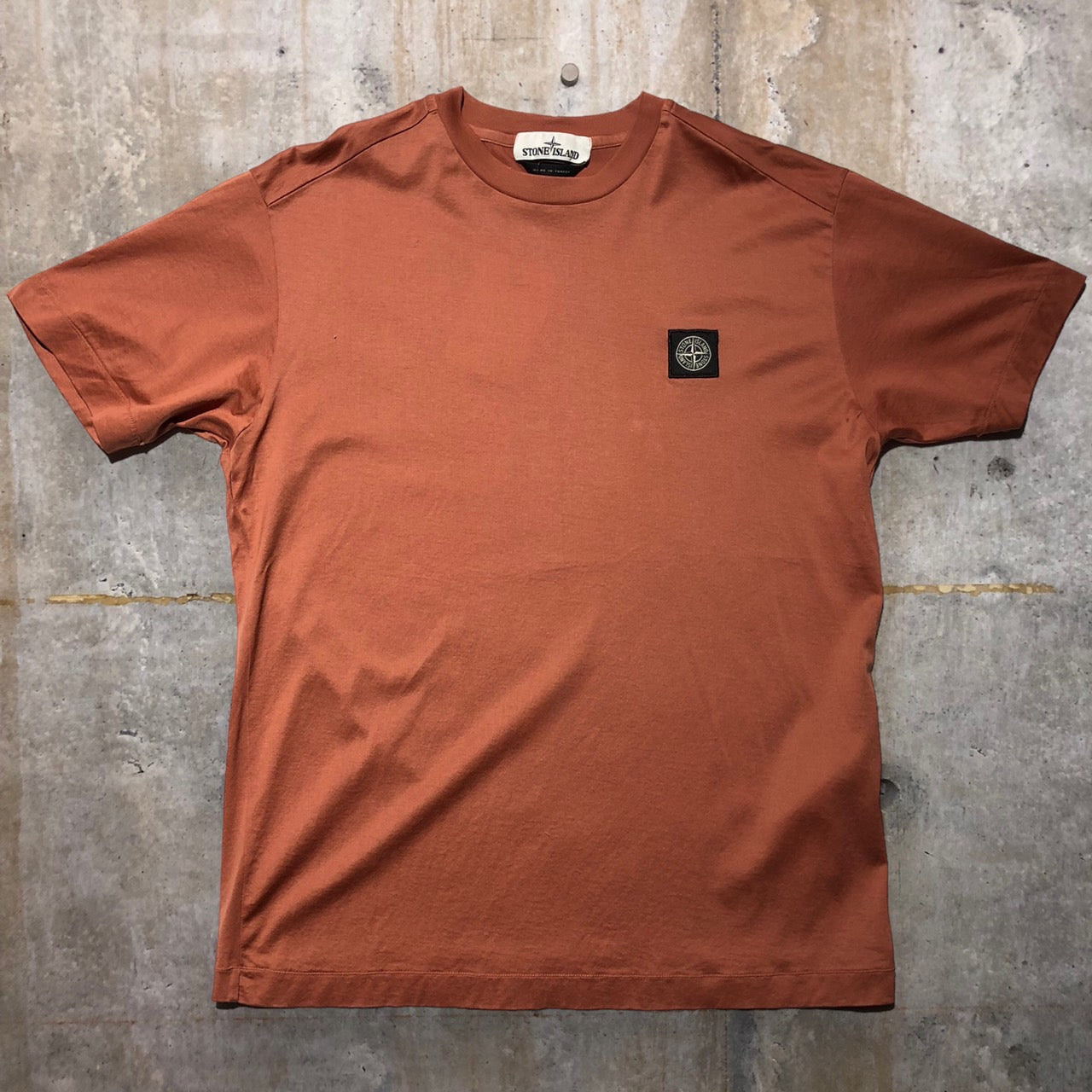 STONE ISLAND(ストーンアイランド) ロゴTシャツ M ピンク