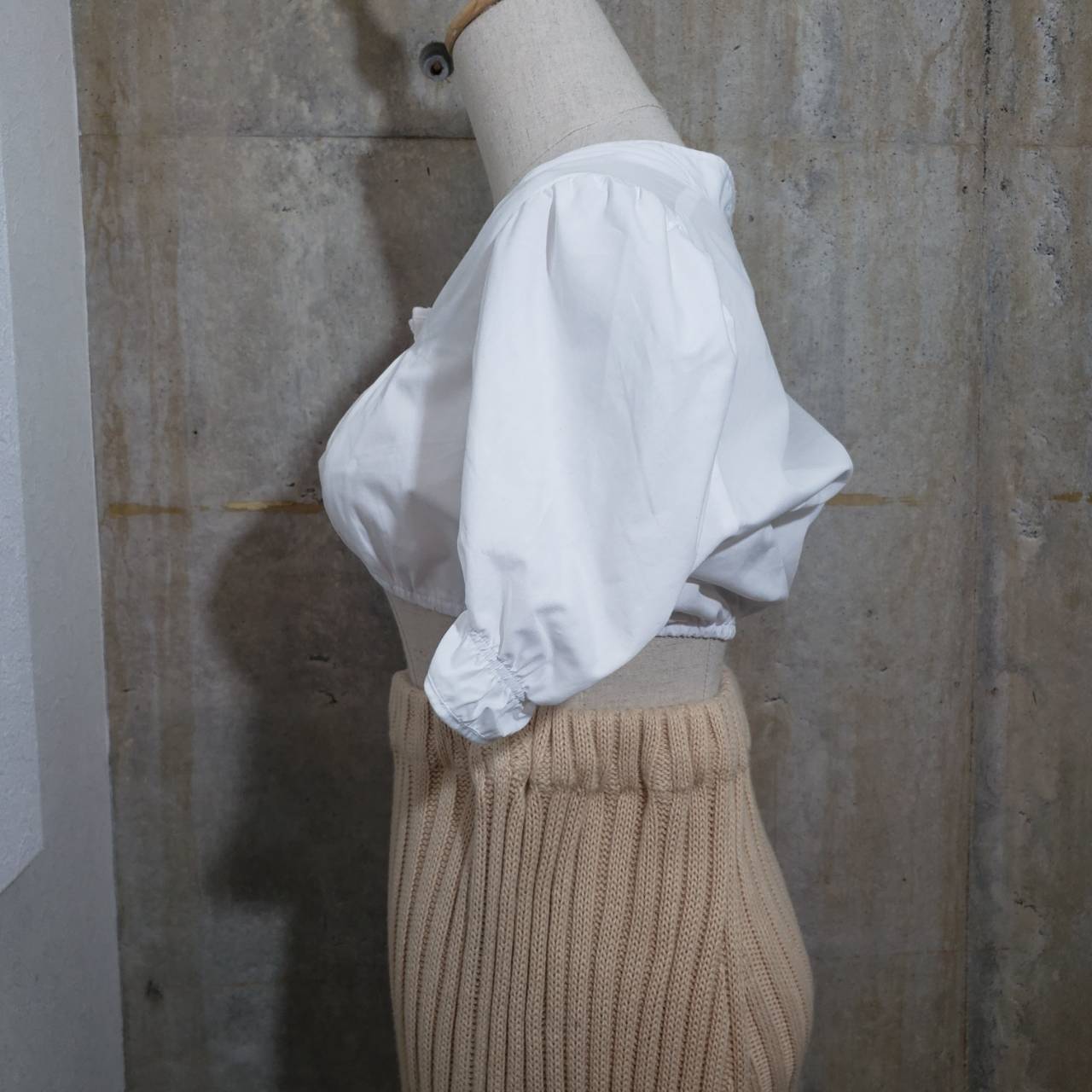 Vintage(ヴィンテージ) Spieh&Wensky 36 ショート丈ブラウス 36(Mサイズ程度) ホワイト