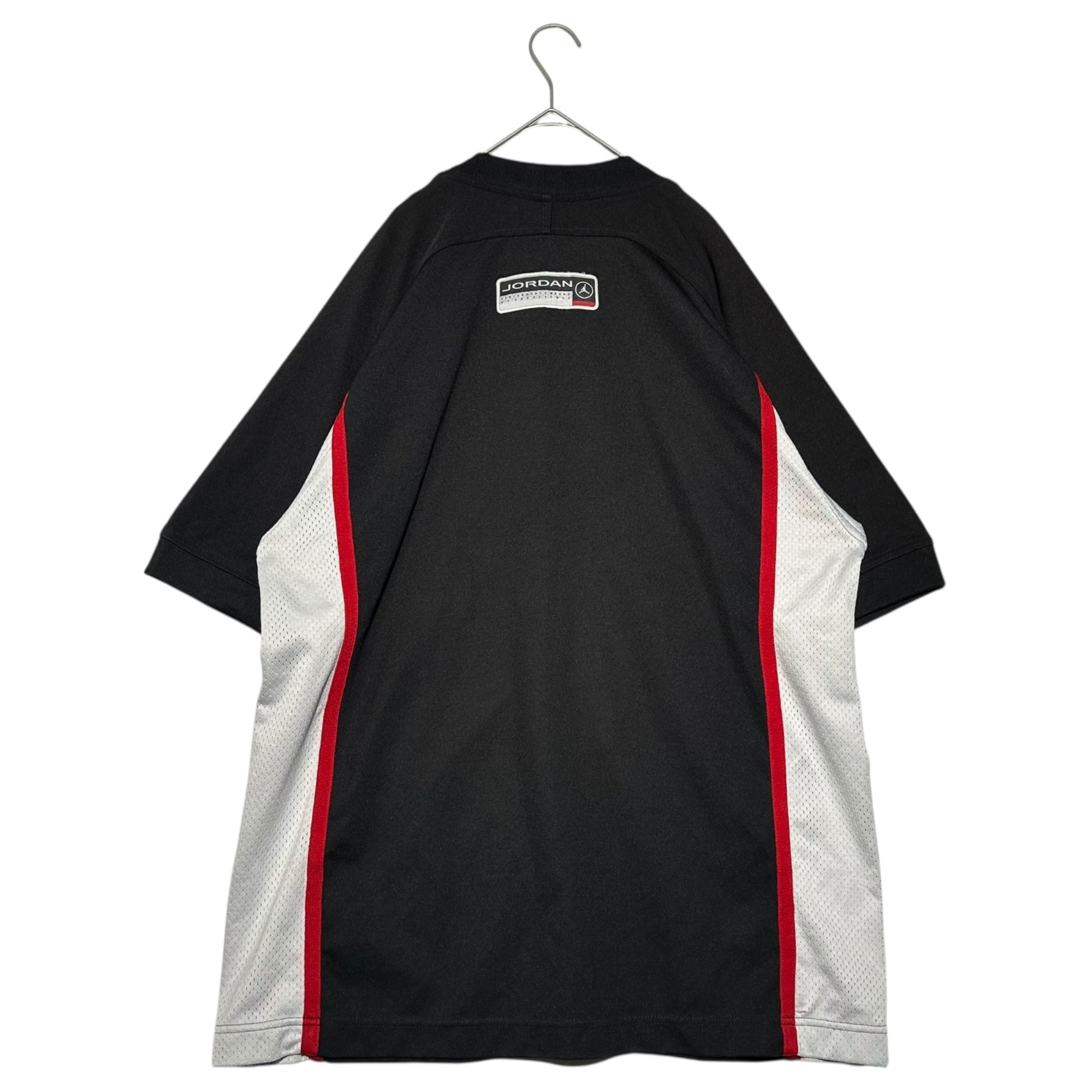 NIKE(ナイキ) 90's JORDAN GAME SHIRT ジョーダン ゲーム シャツ L ブラック×グレー 半袖 90年代 ヴィンテージ 古着 メッシュ