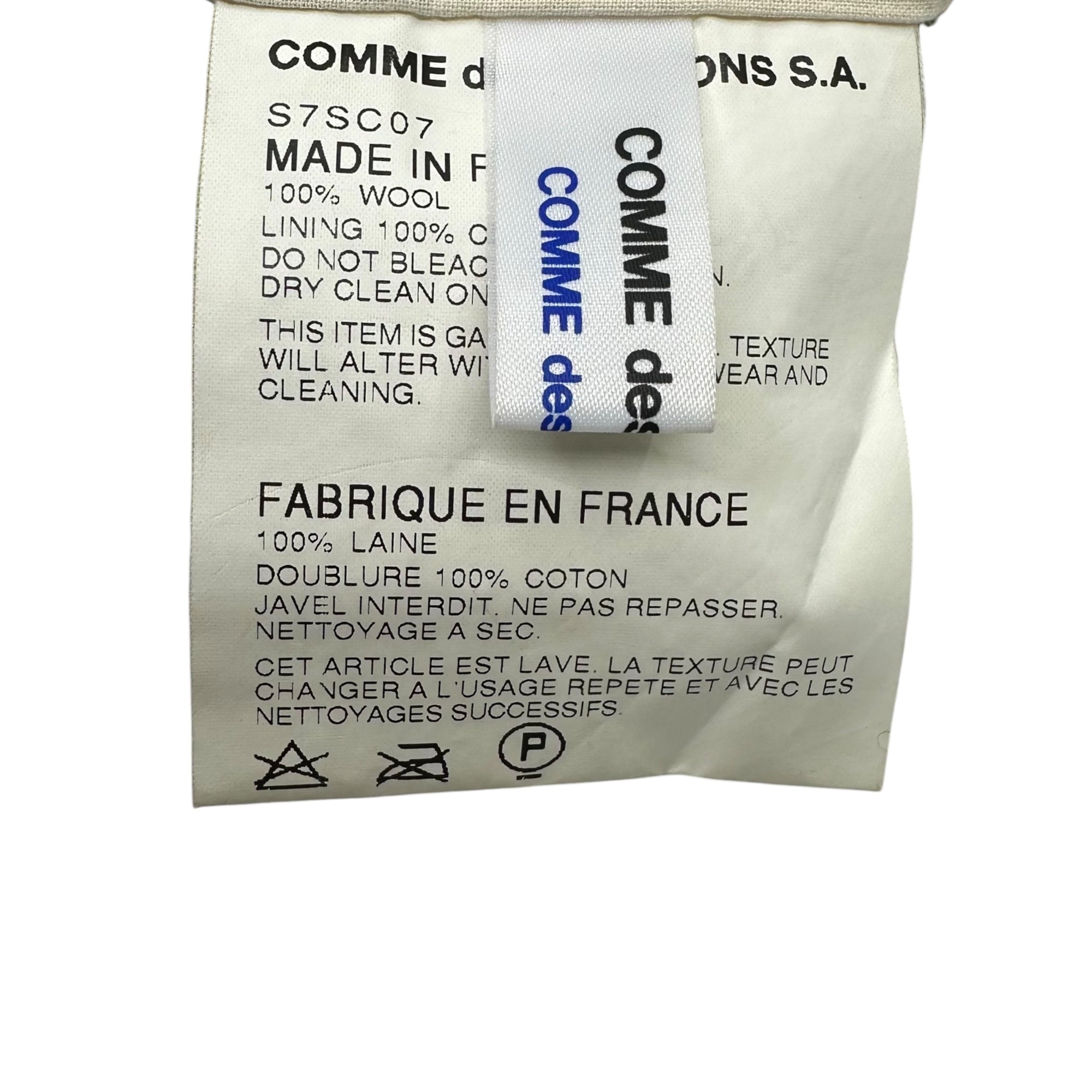 COMME des GARCONS COMME des GARCONS(コムデギャルソンコムデギャルソン) France made Tartan Check Wool Shoulder Bag タータンチェック ウール ショルダー バッグ S7SC07 ネイビー×グリーン フランス製