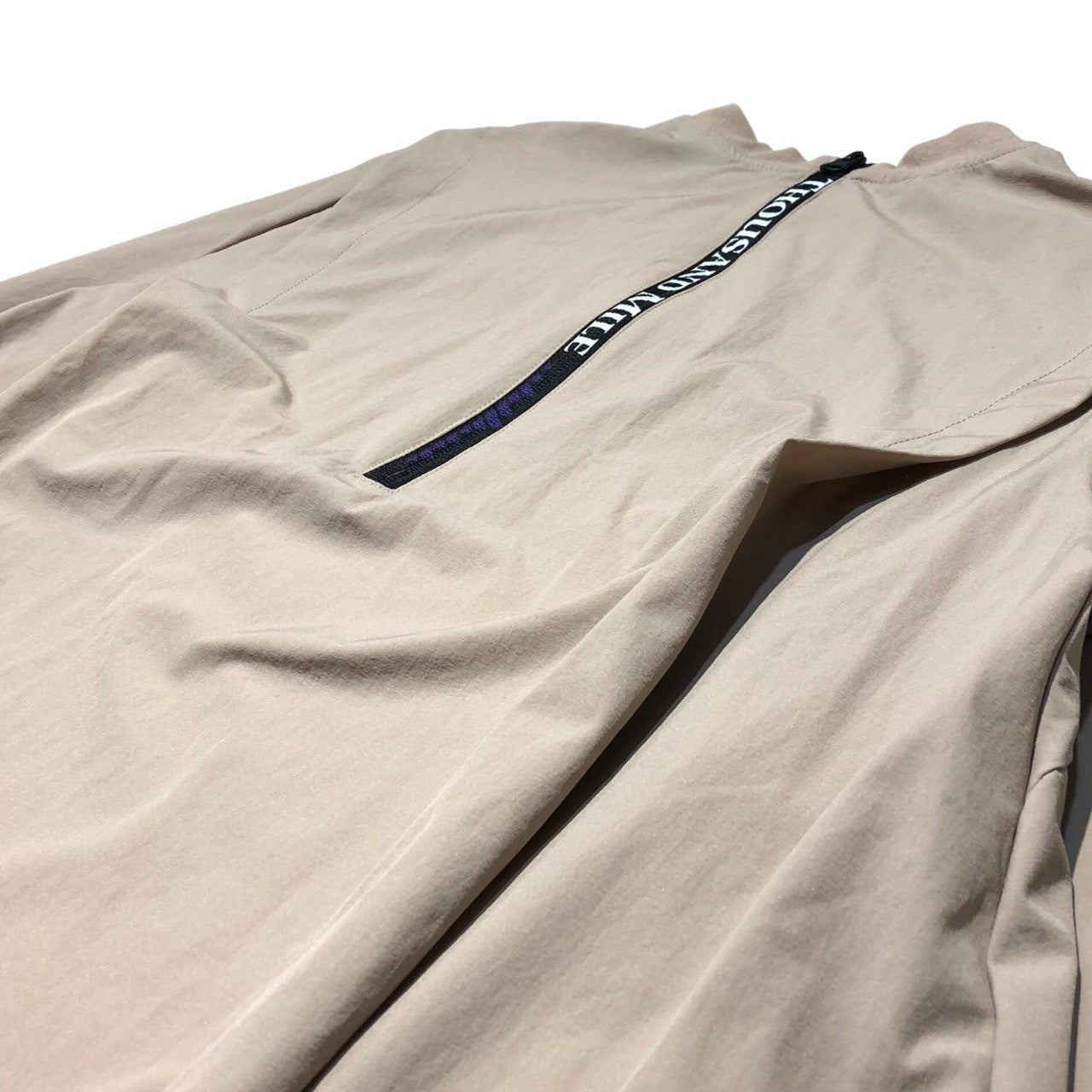 THOUSAND MILE(サウザンドマイル) nylon back zip onepiece ナイロン バックジップ ワンピース FREE ベージュ フリークスストア等取扱