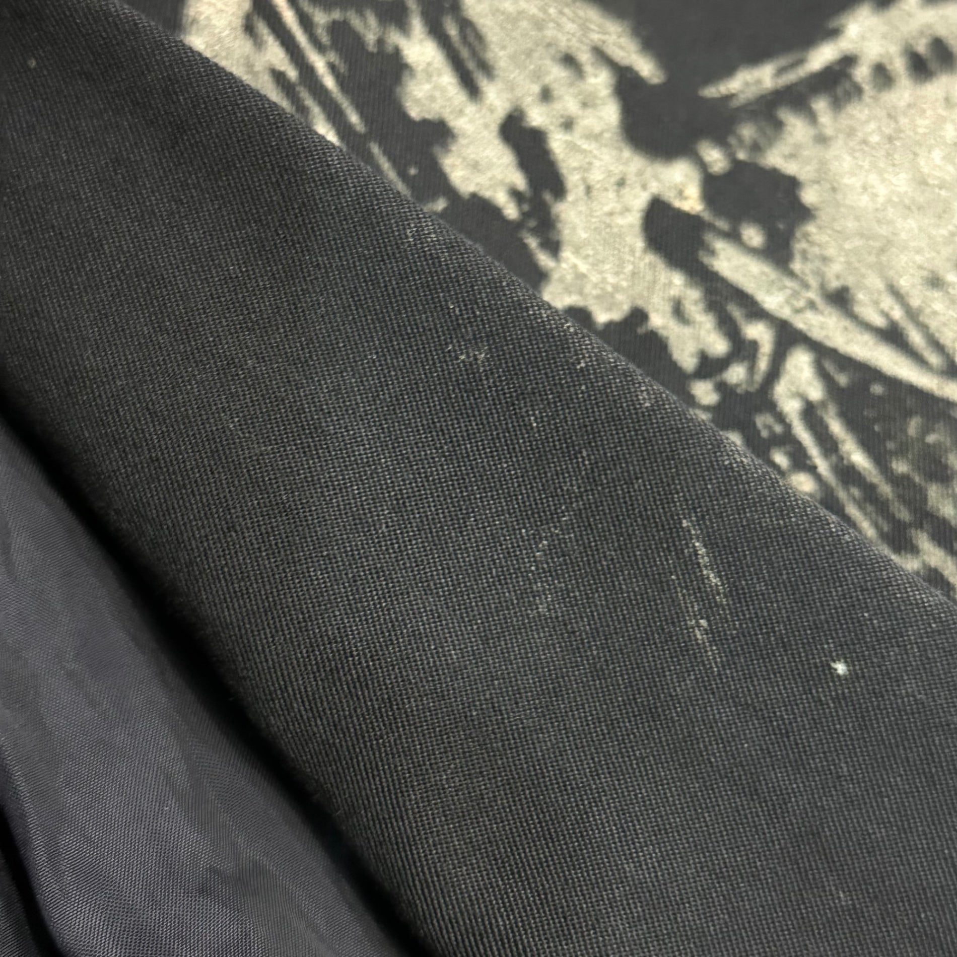 COMME des GARCONS HOMME PLUS(コムデギャルソンオムプリュス) 1990's Vintage Rubber-Printed Wool 2-Button Jacket ヴィンテージ ラバー プリント ウール 2ボタン ジャケット PJ-05091 M ネイビー AD1991 90年代 アーカイブ