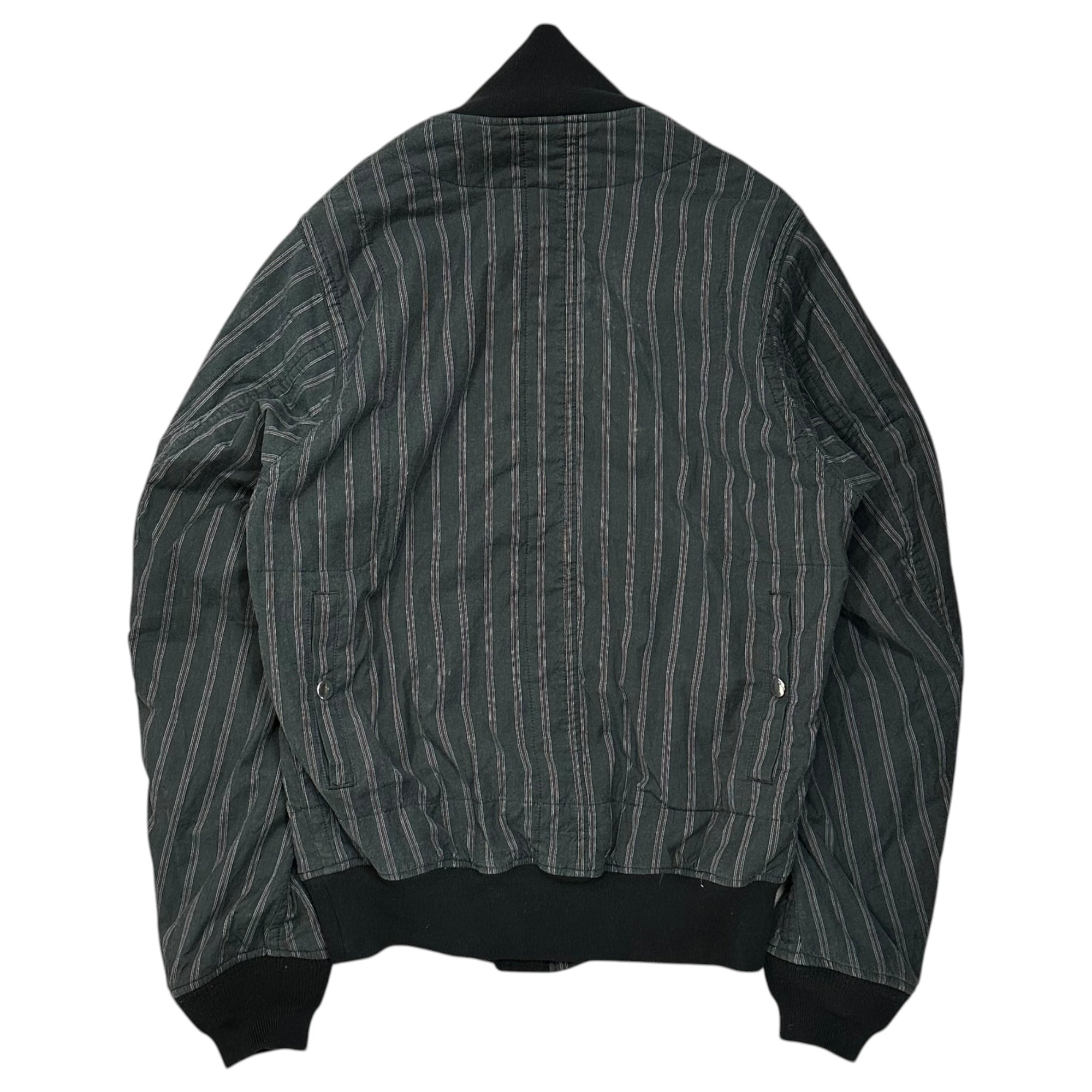 UNDERCOVER(アンダーカバー) 17SS R/CM Reverse felting MA-1 Jacket レーヨン コットン ミックス 裏縮絨 ボンバー ジャケット UCS4201-1 1(XS~S程度) ブラック(フェード感有) インサイドアウト着用可能