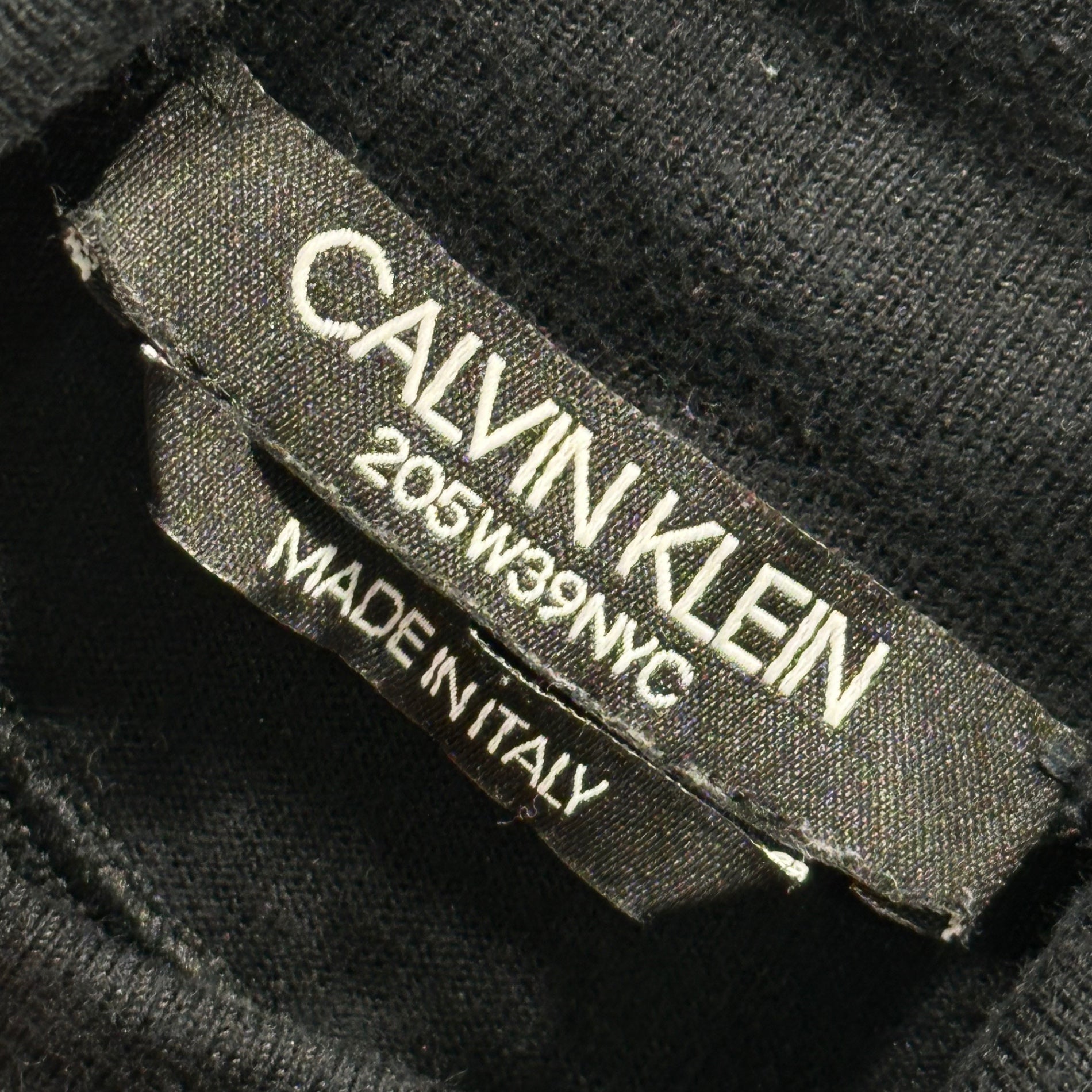 CALVIN KLEIN 205W39NYC(カルバンクライン) Turtleneck Cotton Knit Top タートルネック コットン カットソー 2053421 XS ブラック