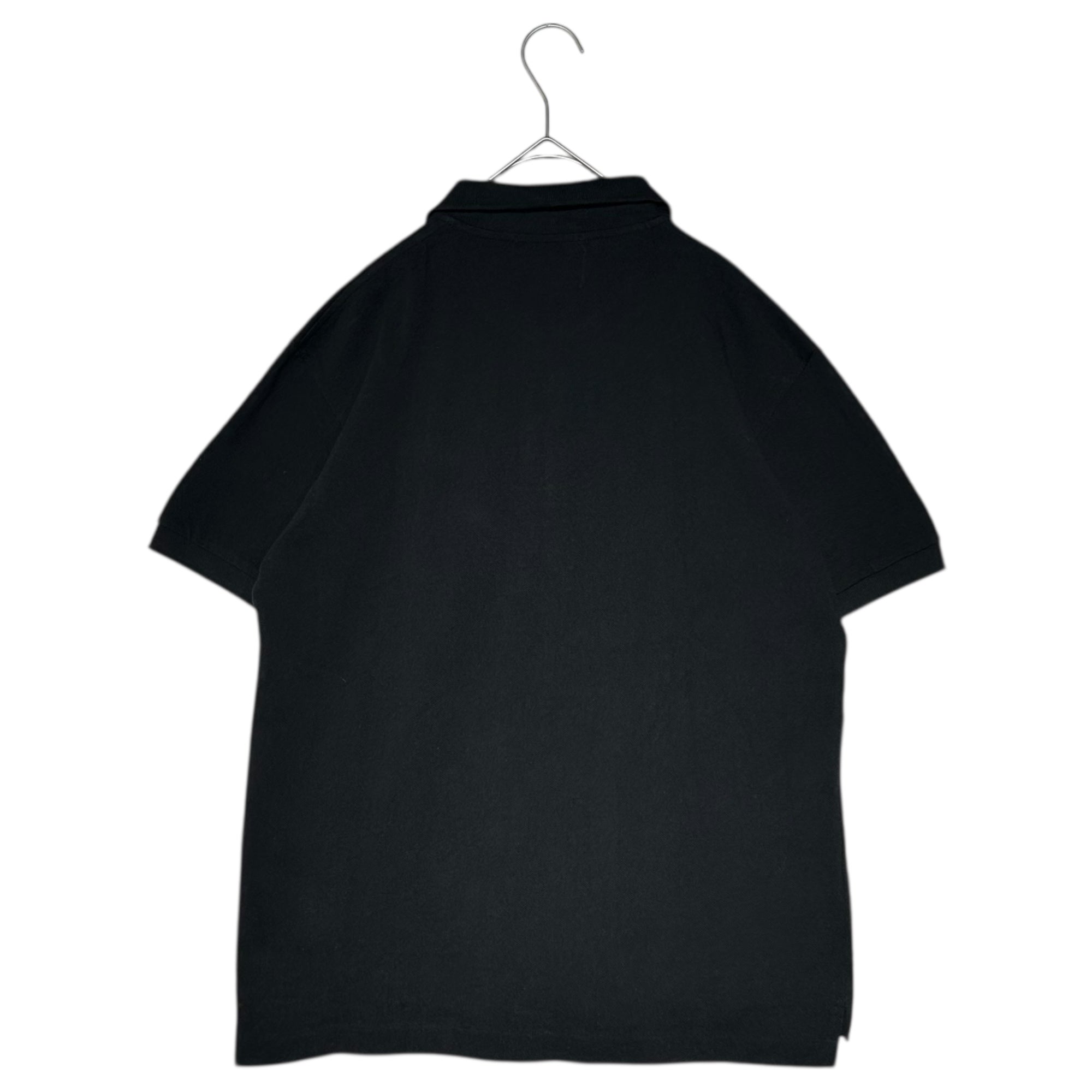 THE BEATLES COMME des GARCONS(ザビートルズコムデギャルソン) Apple One-Point Logo Polo Shirt リンゴ ワンポイント ロゴ ポロシャツ VF-T006 XL ブラック AD2010