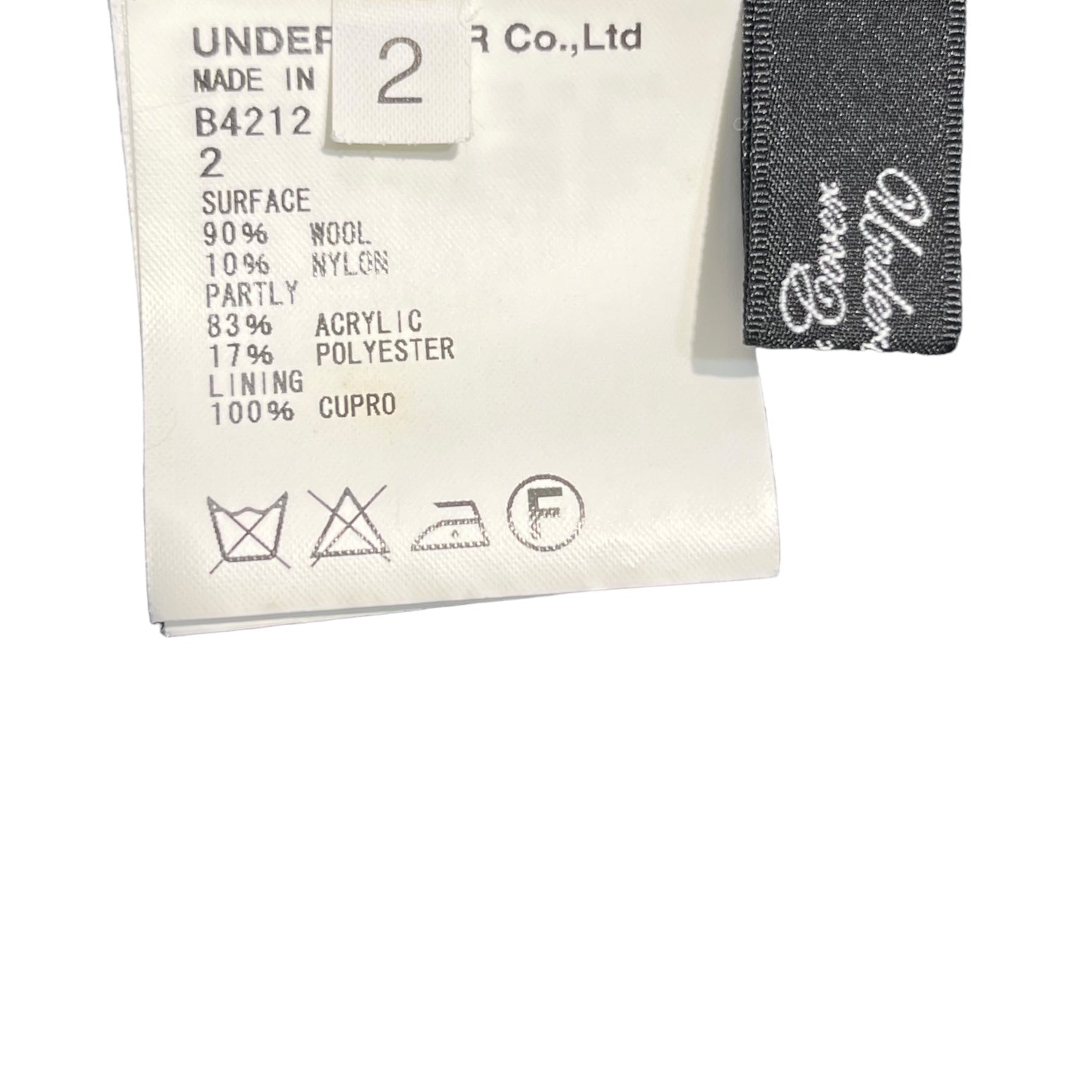 UNDERCOVERISM(アンダーカバーイズム) 08AW Boa collar wool check riders jacket ボア カラー ウール チェック ライダース ジャケット B4212 2(M程度) ブルー×レッド