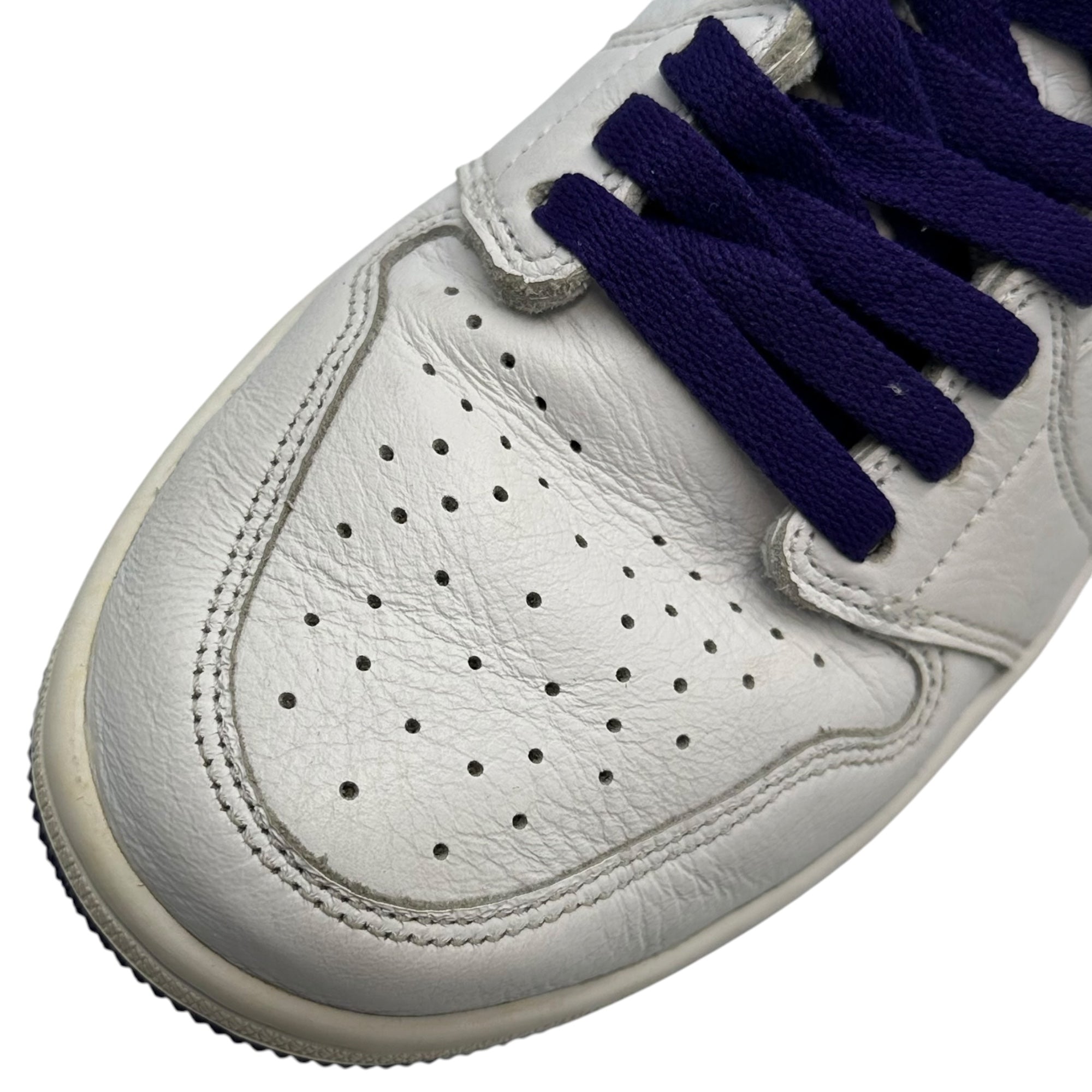 NIKE(ナイキ) Women's Air Jordan 1 High OG "Court Purple" ウィメンズ エアジョーダン1 ハイ OG コートパープル CD0461-151 27cm ホワイト×パープル ハイカット スニーカー