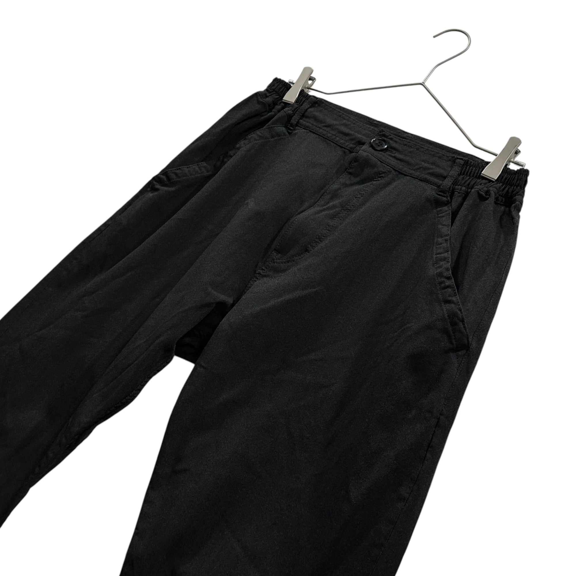 COMME des GARCONS HOMME DEUX(コムデギャルソンオムドゥ) 2022SS Herringbone Easy Tapered Pants ヘリンボーン イージー テーパード パンツ DI-P028 XS ダークグレー AD2021 スラックス