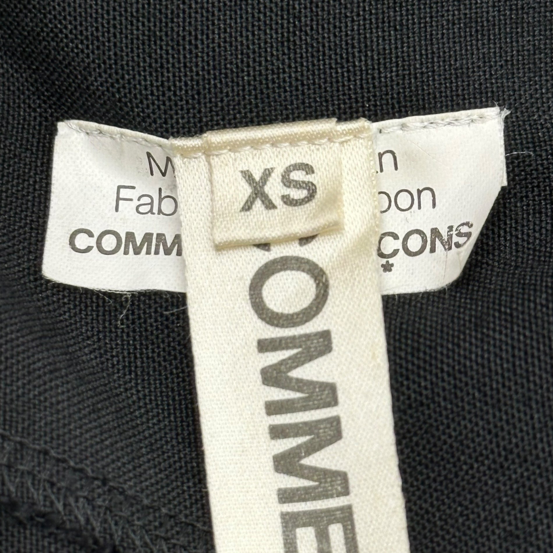 COMME des GARCONS(コムデギャルソン) 09SS Twisted 3D Skipper Sleeveless Dress ”捻じれ” 立体 スキッパー 半袖 ワンピース GC-O056 XS ブラック AD2008 ひざ丈