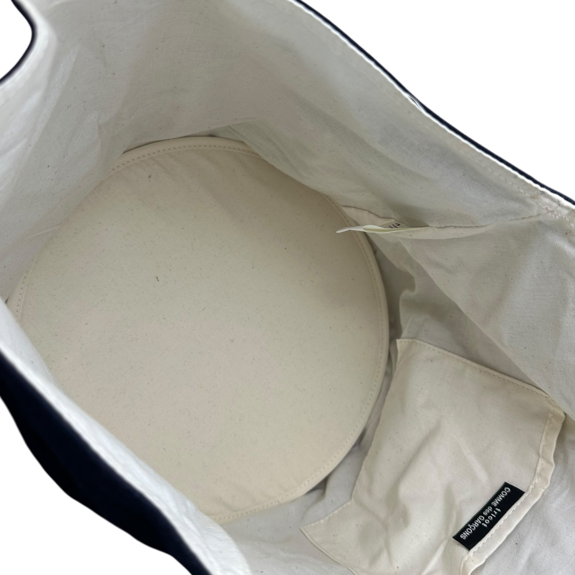 tricot COMME des GARCONS(トリココムデギャルソン) Wool Bucket Handbag ウール バケツ ハンド バッグ TP-K205 ネイビー