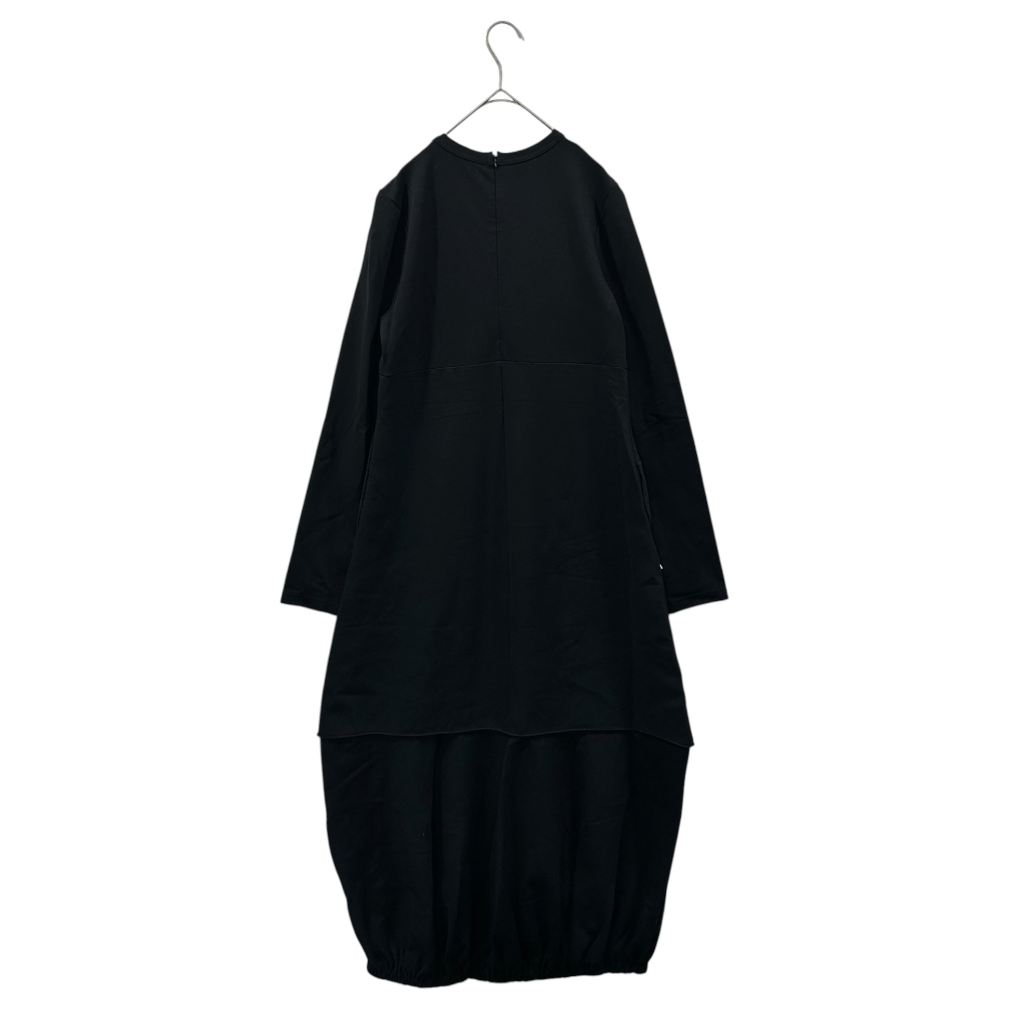 UN3D.(アンスリード) Voluminous Cocoon Dress ボリューム コクーン カット ワンピース 522420300601-01 38(M程度) ブラック