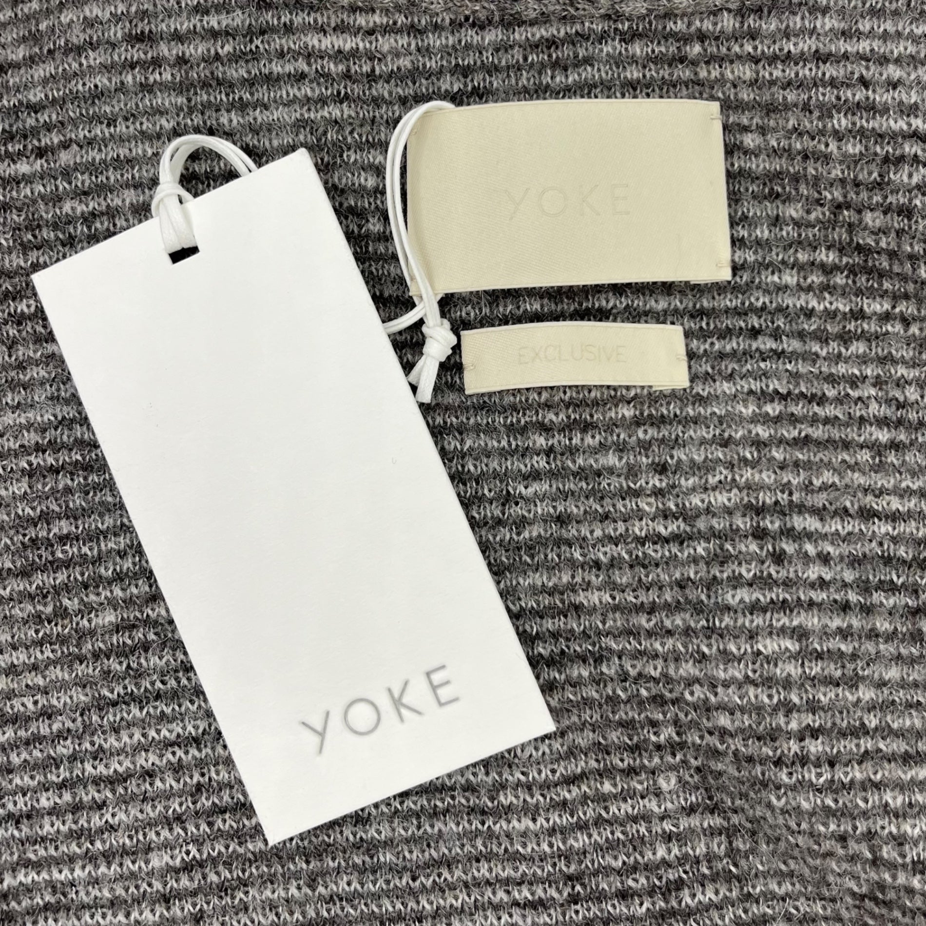 YOKE(ヨーク) 23SS GRADATION JACQUARD CARDIGAN グラデーション ジャガード カーディガン YK23SS0492S-WM 2(M程度) グレー ニット アルパカ 別注