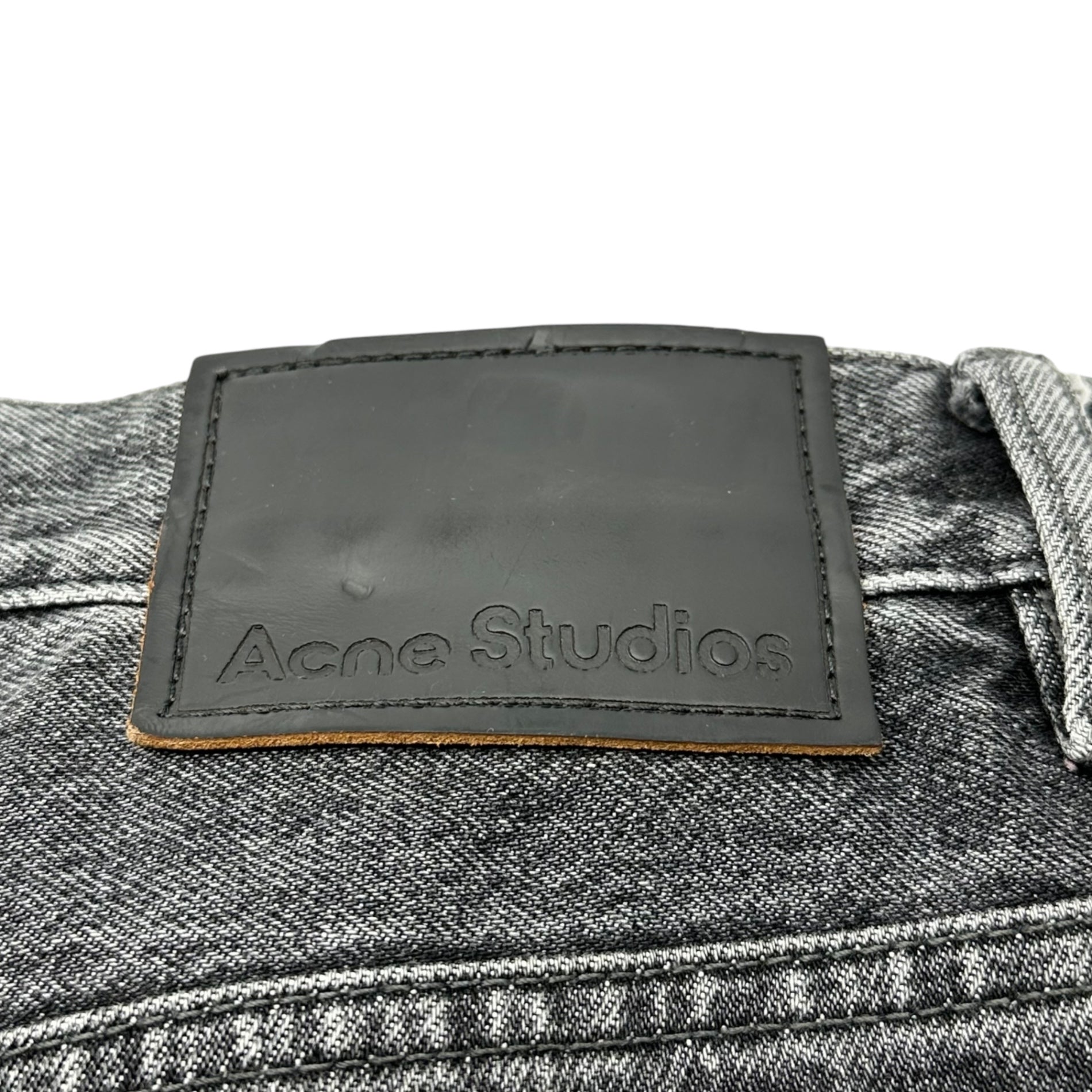 Acne Studios(アクネストゥディオズ) 1989 Ash Black バギー ヴィンテージブラック デニム パンツ B00322 28/30 ブラック ワイド