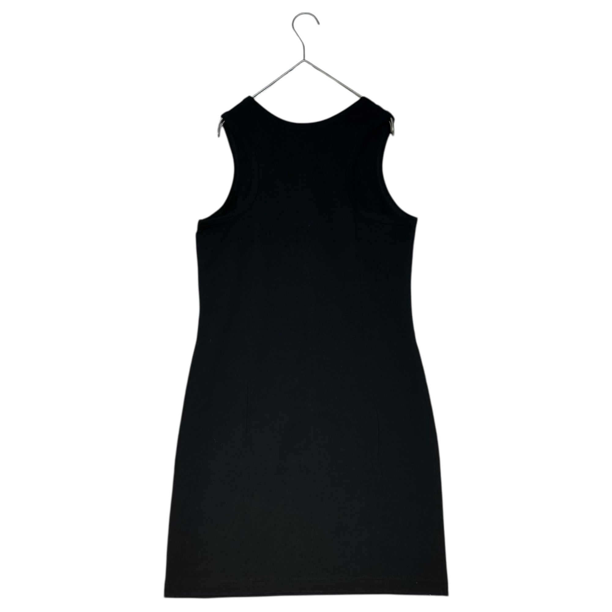 COMME des GARCONS JUNYA WATANABE(コムデギャルソンジュンヤワタナベ) 13SS Long silhouette sleeveless mini dress ロング シルエット ノースリーブ ミニ ワンピース JK-T031 M ブラック AD2012