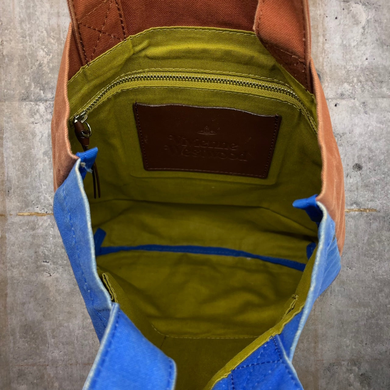 Vivienne Westwood(ヴィヴィアンウエストウッド) Kitten tote bag/キトゥントートバッグ ブルー 名作 猫