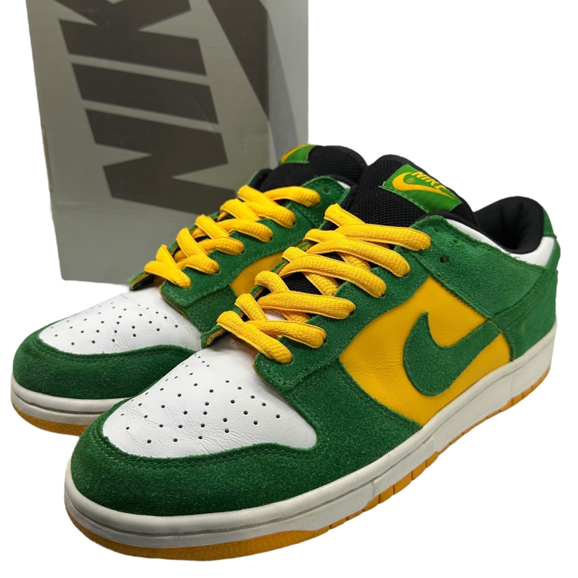 NIKE(ナイキ) 2003 SB Dunk Low Pro "SB Buck" ダンク ロー プロ エスビー バック 304292-132 27.5cm グリーン×イエロー ローカット スニーカー 箱付