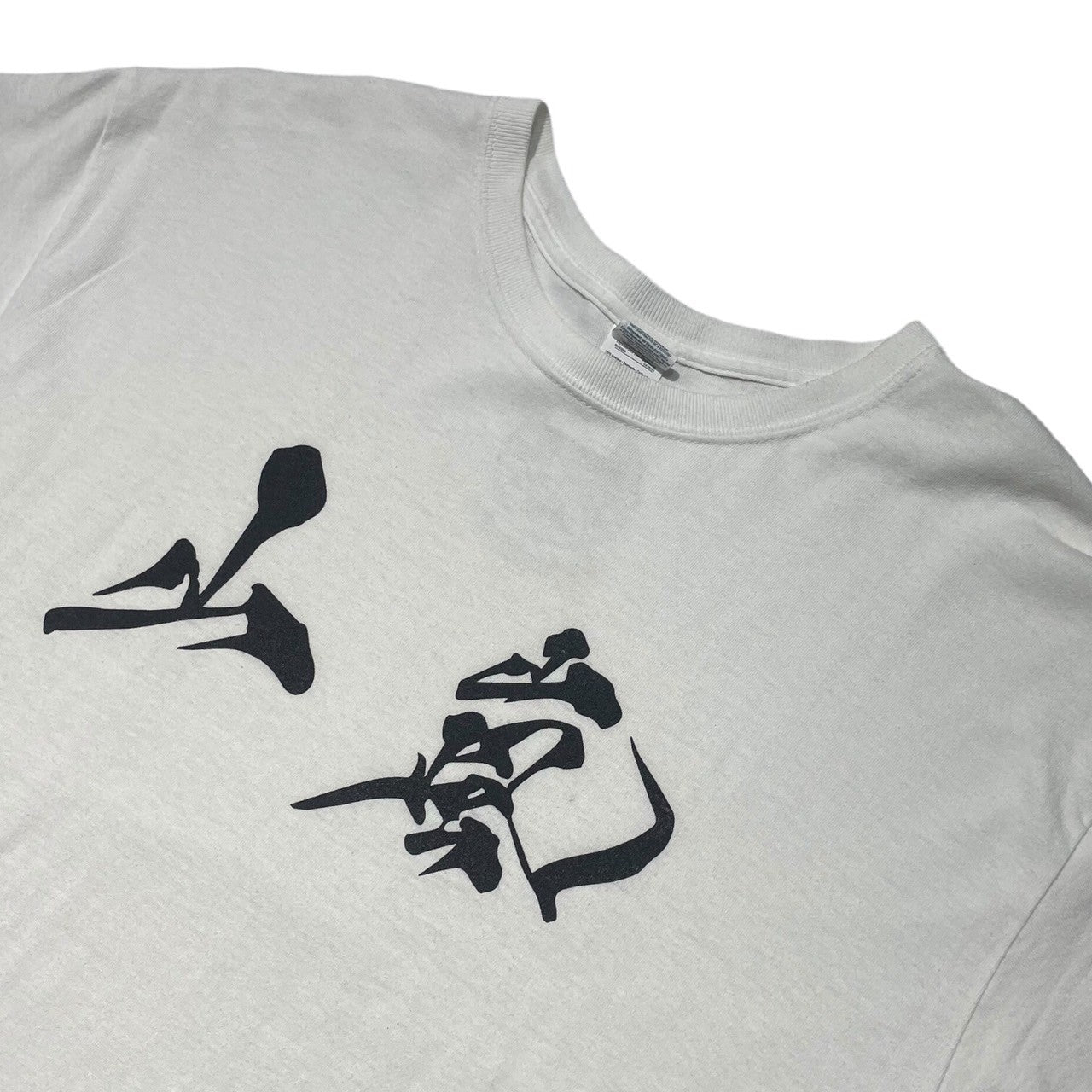 VINTAGE(ヴィンテージ) 90's YAMAARASHI T-SHIRT 90年代 山嵐 Tシャツ L ホワイト×ブラック 山嵐公式Tee 稀少