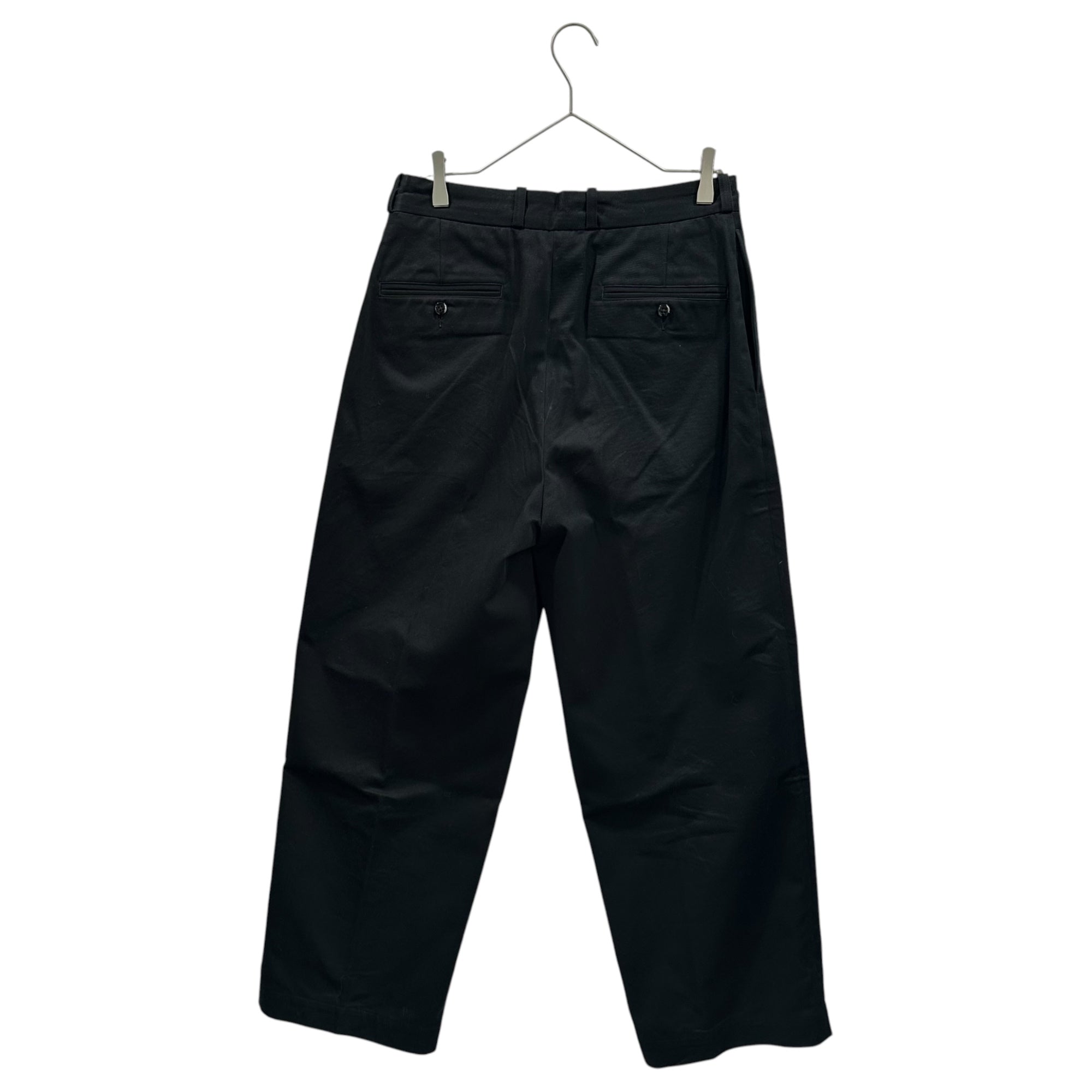 blurhms ROOTSTOCK(ブラームス ルーツストック) 2046D Chino Pants ワイド チノ パンツ bROOTS24F20S25 2 ブラック