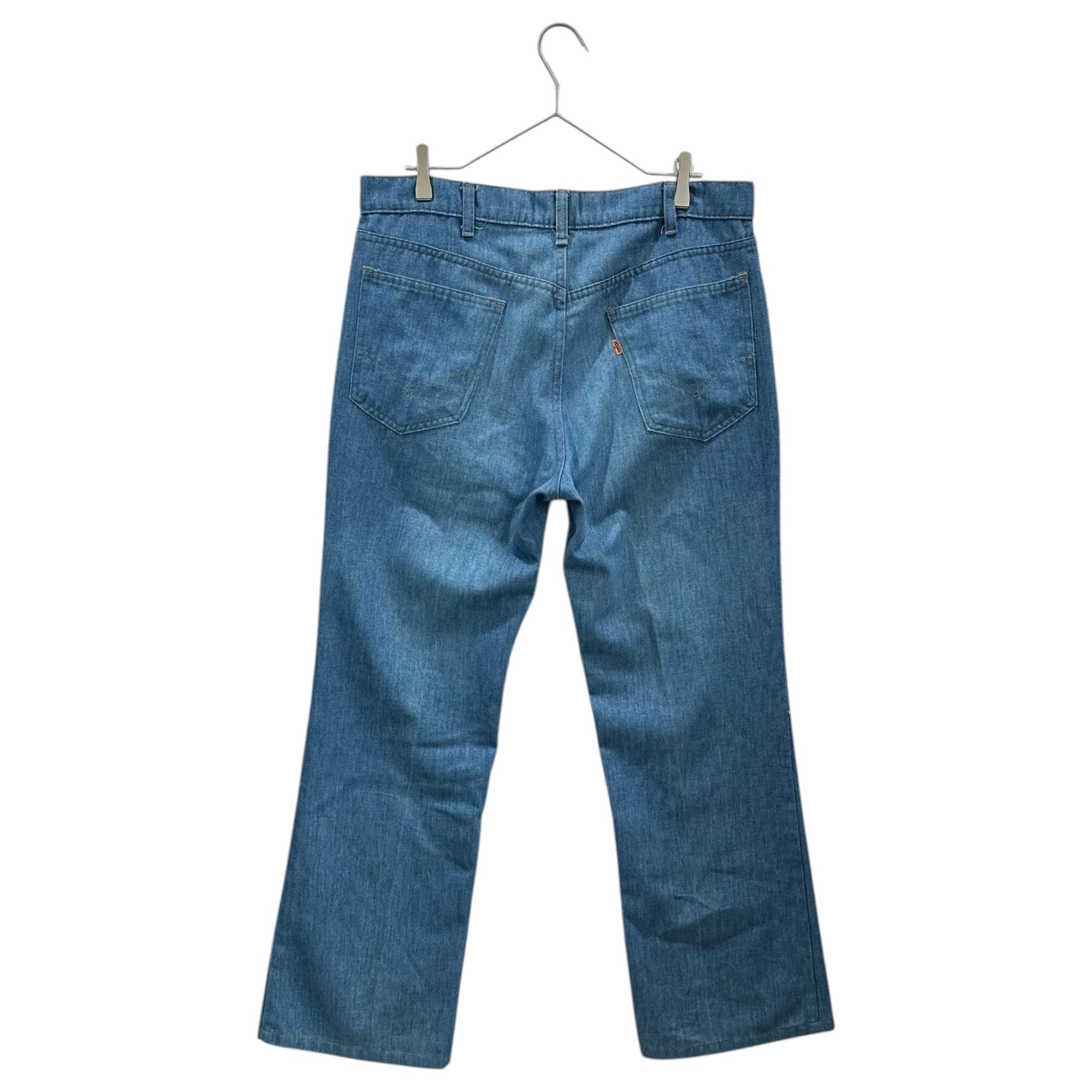 Levi's(リーバイス) 80's Slim Bootcut Denim Pants 80年代 スリム ブーツカット デニム パンツ 40547 W38 ライトインディゴ FOR MENライン TALON42 1980年9月製造 ヴィンテージ