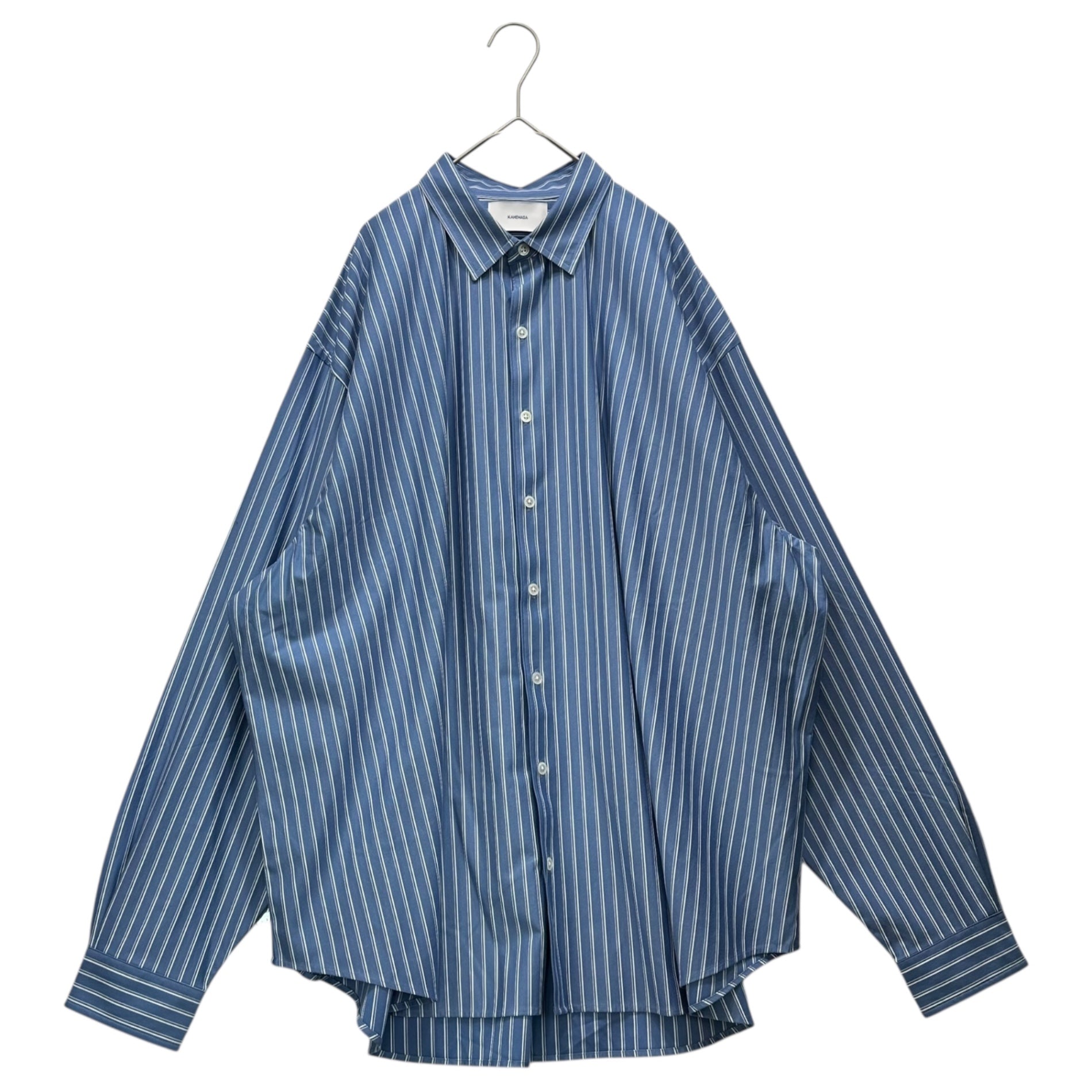 KANEMASA(カネマサ) +81 STRIPE ROYAL OX DRESS KNIT SHIRT -exclusive KANEMASA(カネマサ) +81 STRIPE ROYAL OX DRESS KNIT SHIRT -exclusive