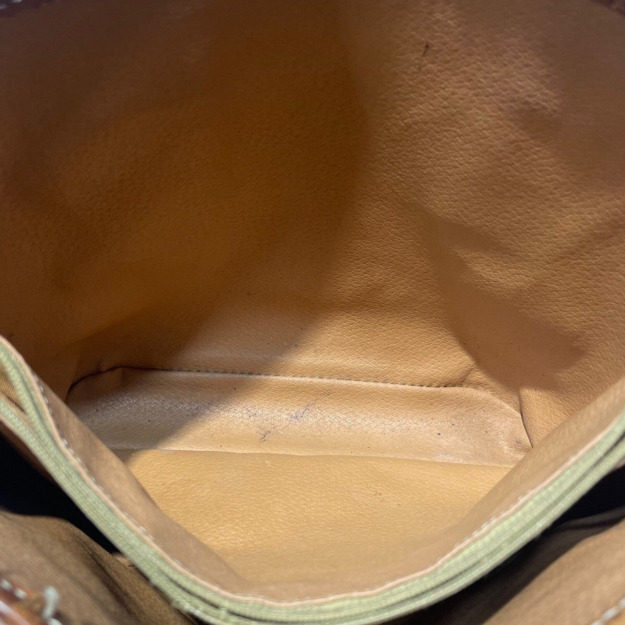 CELINE(セリーヌ) macadam pattern handbag マカダム 柄 ハンド バッグ DM97 ベージュ×ブラウン OLD ヴィンテージ ミニ トート