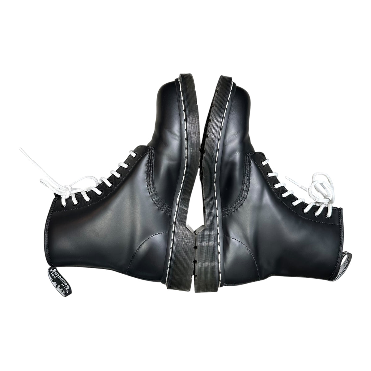 DR.MARTENS(ドクターマーチン) 1460 White Stitch 8 Eye Boot ホワイトステッチ 8 ホール ブーツ 1460WS 27cm ブラック