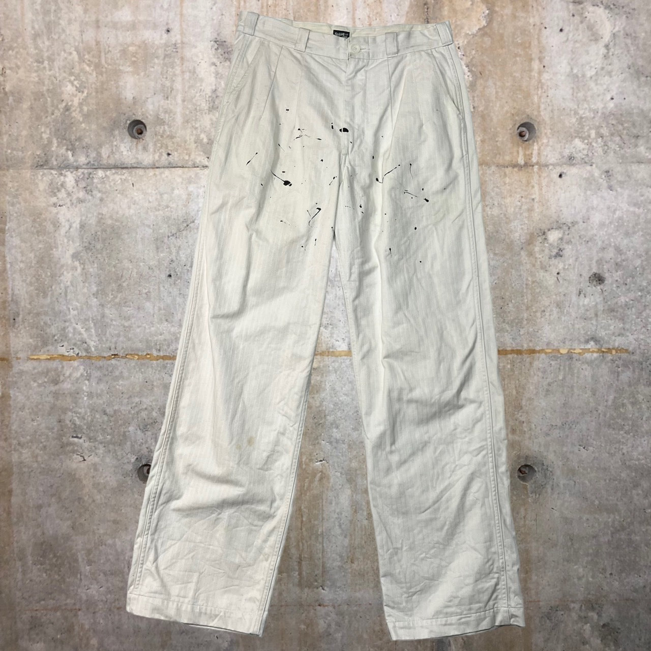 NEIGHBORHOOD(ネイバーフッド) 18AW OLD JOE.PAINTER/C-PT/オールド ジョー ペインター コットン パンツ ホワイト ボトム 182BOOJN-PTM02 L ホワイト