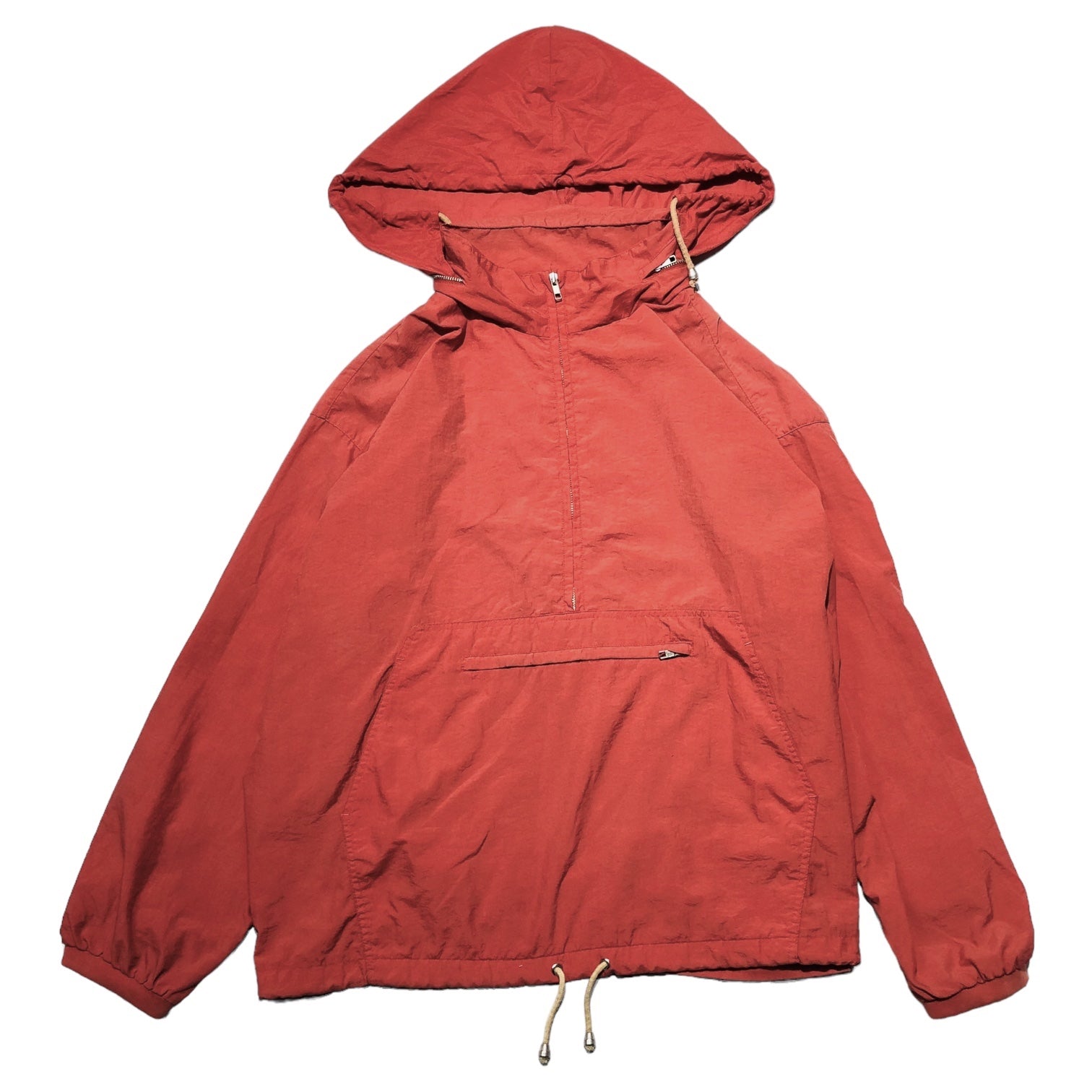 OLD GAP(オールドギャップ) 90's nylon anorak hoodie ナイロン アノラック パーカー XL レッド 90年代 ヴィンテージ ジャケット