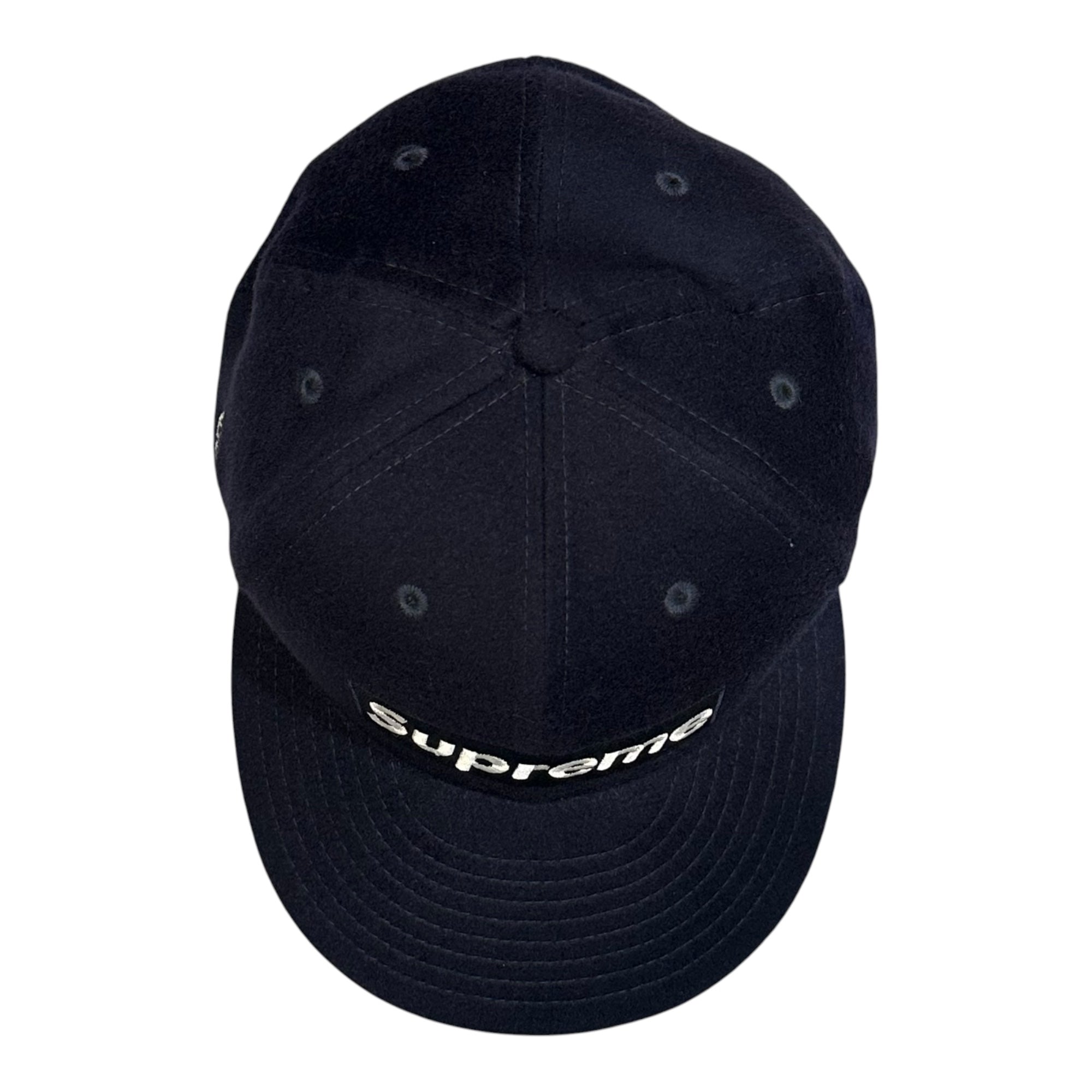SUPREME×New Era(シュプリーム×ニューエラ) 2011AW ”Loro Piana” BOX LOGO WOOL CAP ロロピアーナ ボックス ロゴ ウール キャップ 7 3/8 ネイビー