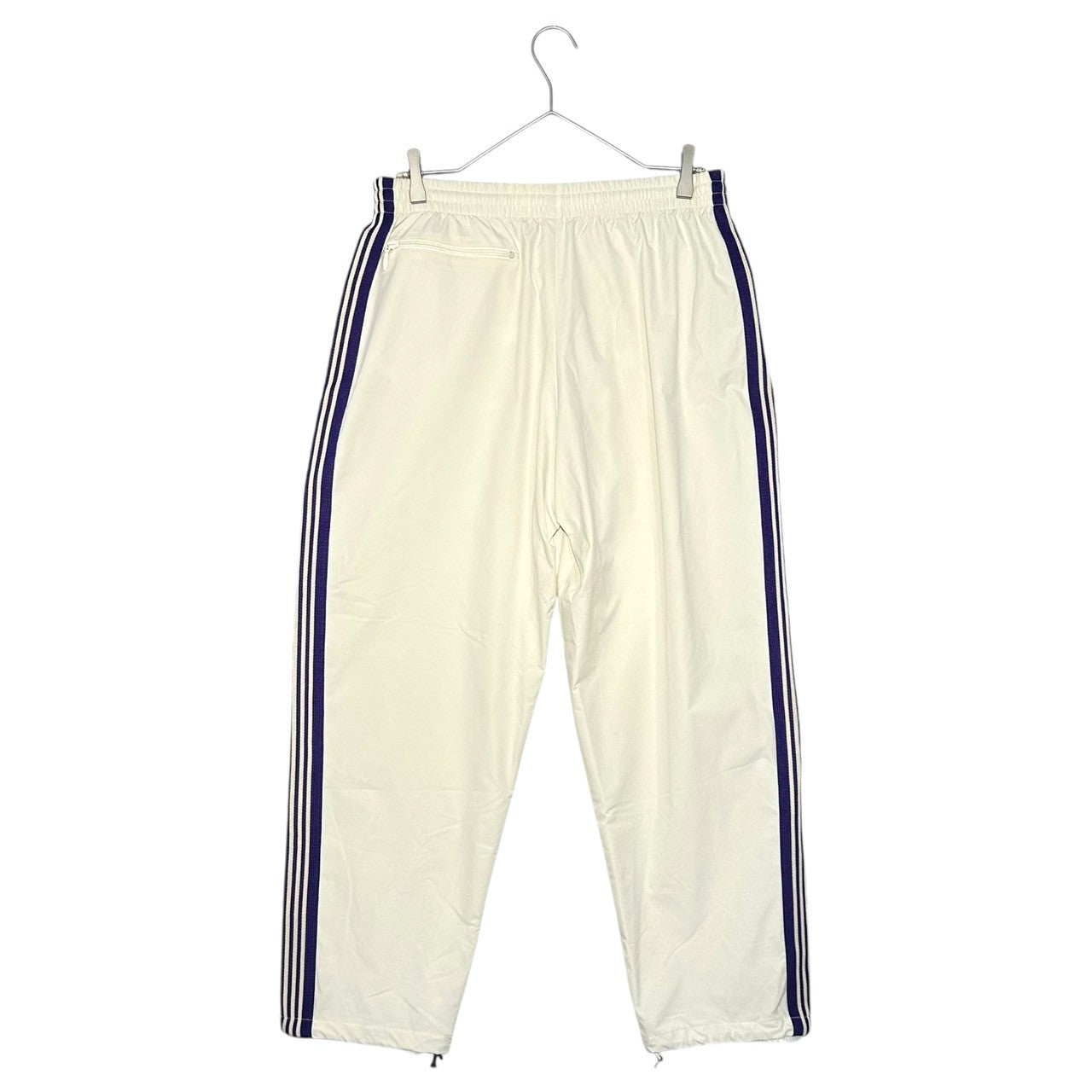 NEEDLES×DC SHOES(ニードルズ×ディーシー) Track Pant - Poly Ripstop トラック パンツ MR606 S アイボリー×パープル コラボ ジャージ
