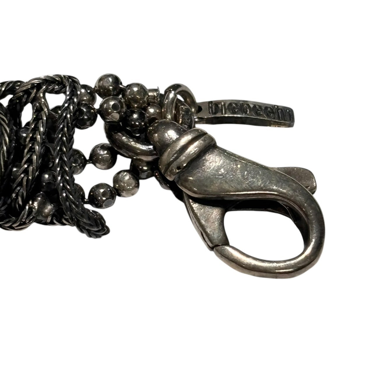 Emanuele Bicocchi(エマヌエーレビコッキ) 925 Silver Chimera Chain Bracelet シルバー キメラ チェーン ブレスレット シルバー