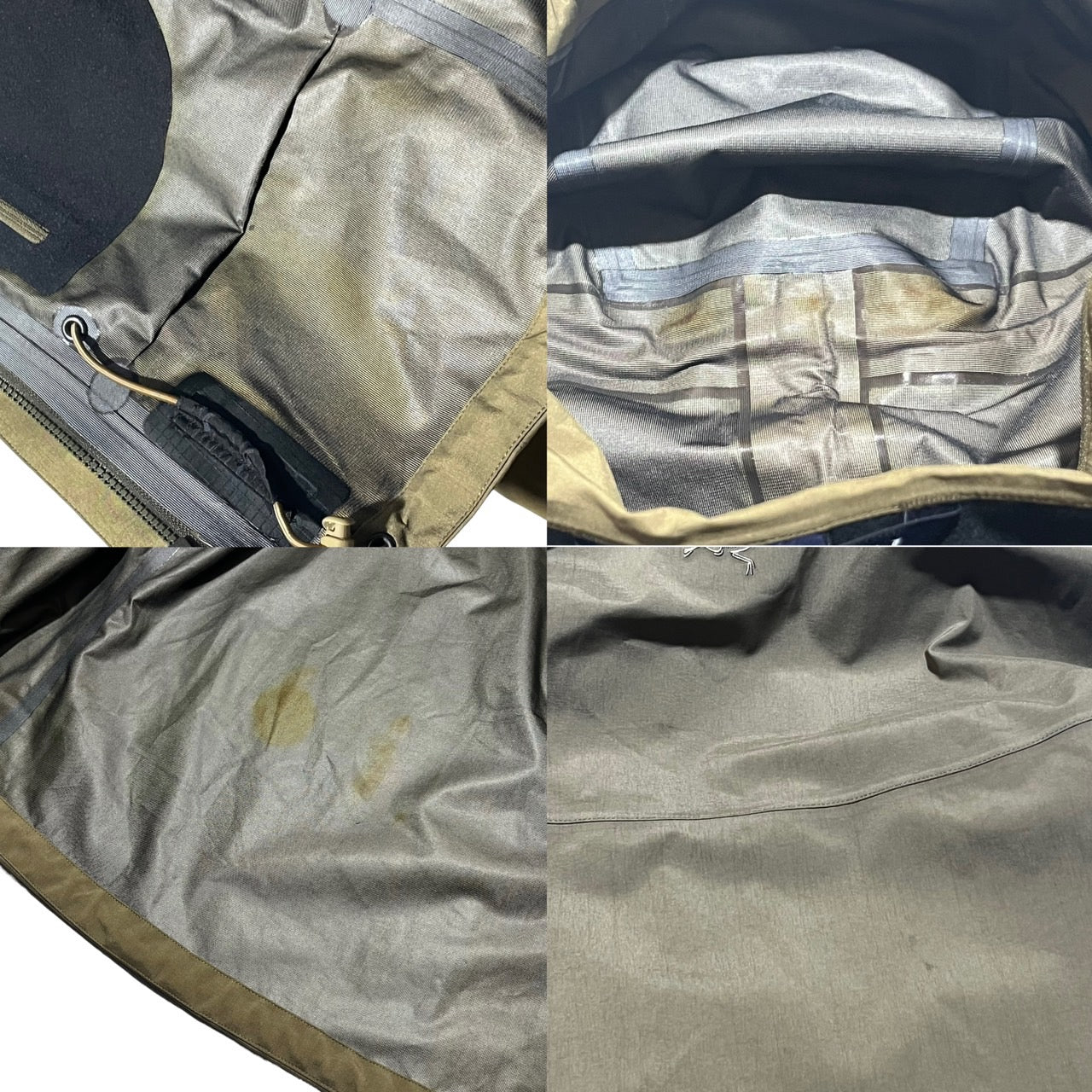 ARC'TERYX LEAF(アークテリクスリーフ) 00's GORE-TEX Alpha jacket GEN1 アルファ ジャケット マウンテンパーカー 3161 S カーキ 軍用規格 ミリタリー カナダ製