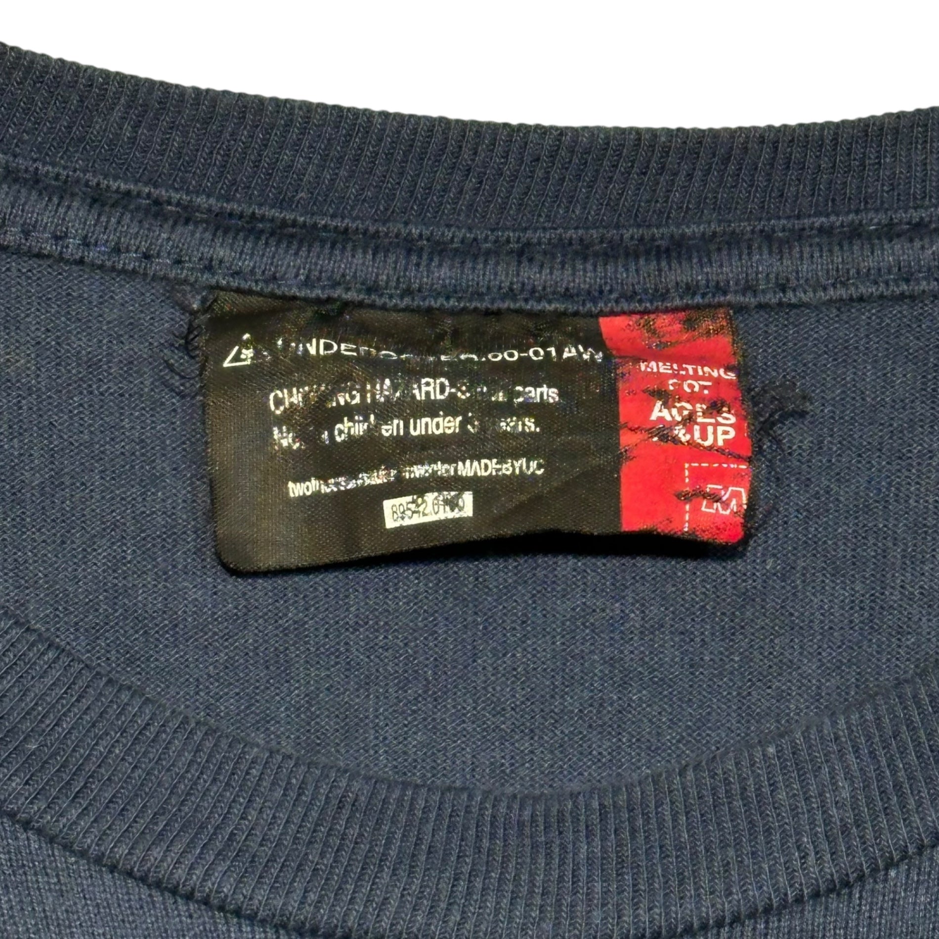 UNDERCOVER(アンダーカバー) 00AW THE IMPERIAL PRINT T-SHIRT インペリアル プリント Tシャツ M ネイビー