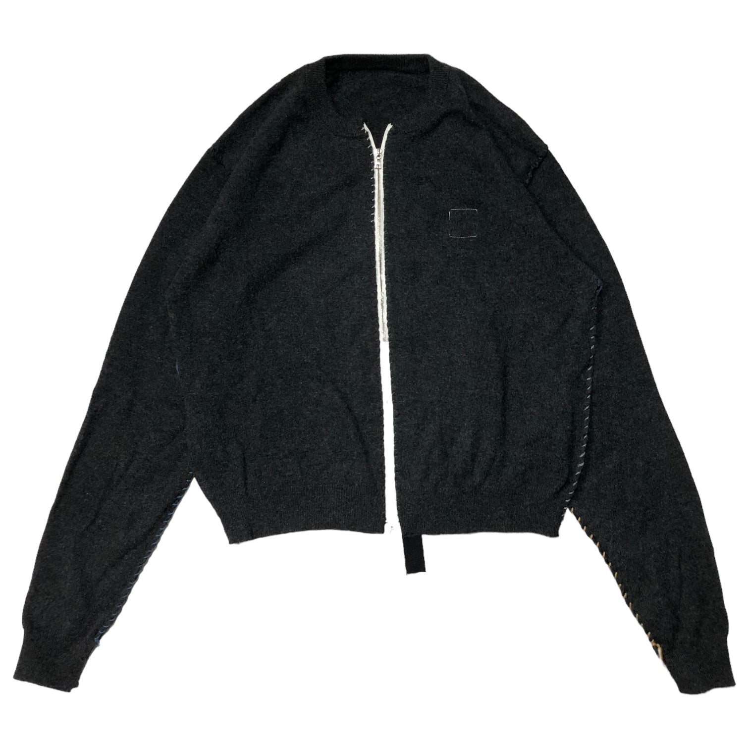 SUNSEA(サンシー) 24SS CASHMERE ZIP CARDIGAN カシミア ジップ カーディガン 28th collection SUNSEA2851 SIZE 3(L) チャコール 2024年2月発売完売品