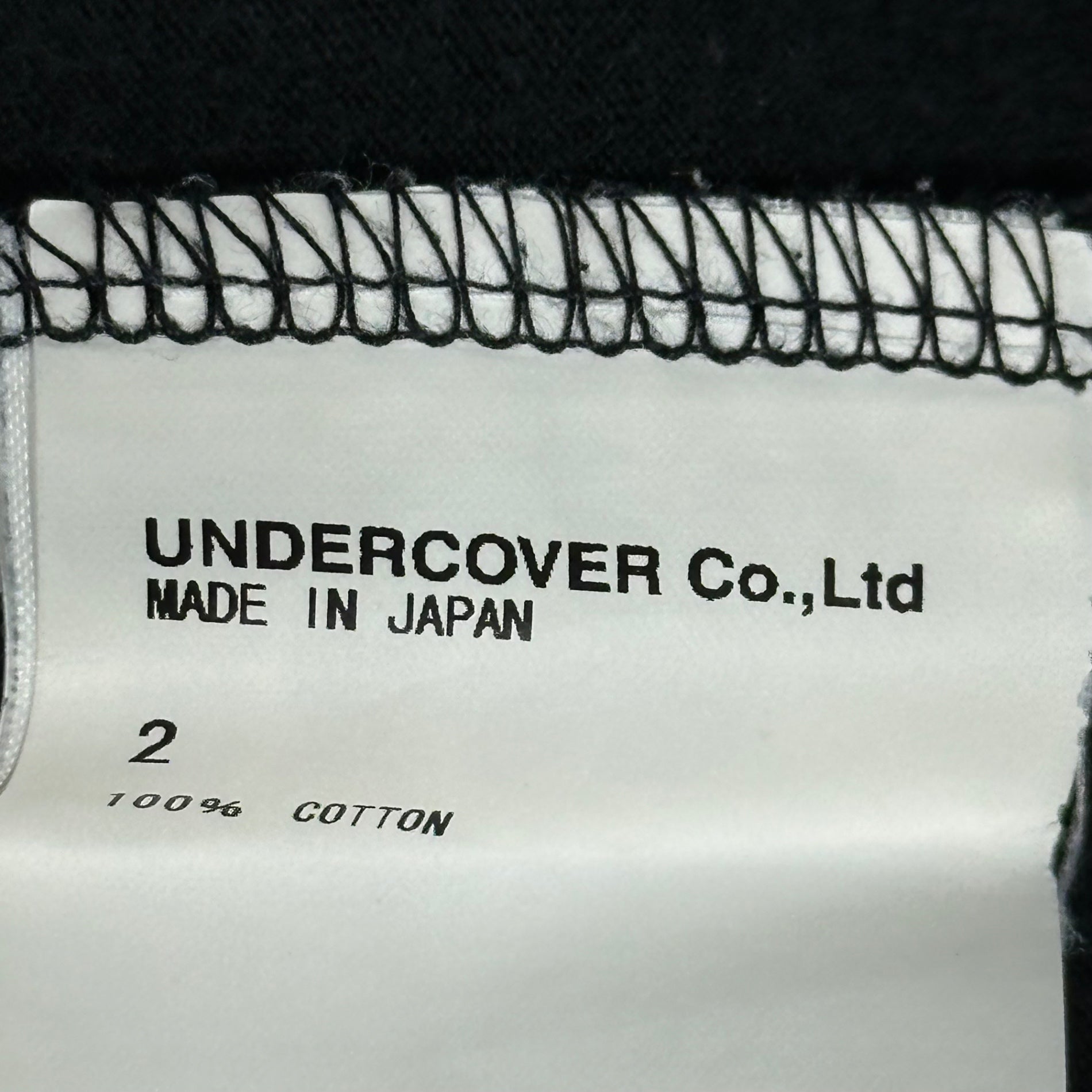 UNDERCOVERISM×COMME des GARCONS(アンダーカバーイズム×コムデギャルソン) Isetan Exclusive G IN SKULL Collaboration T-Shirt 伊勢丹 限定スカル コラボ Tシャツ 2(S~M程度) ブラック×ホワイト archive