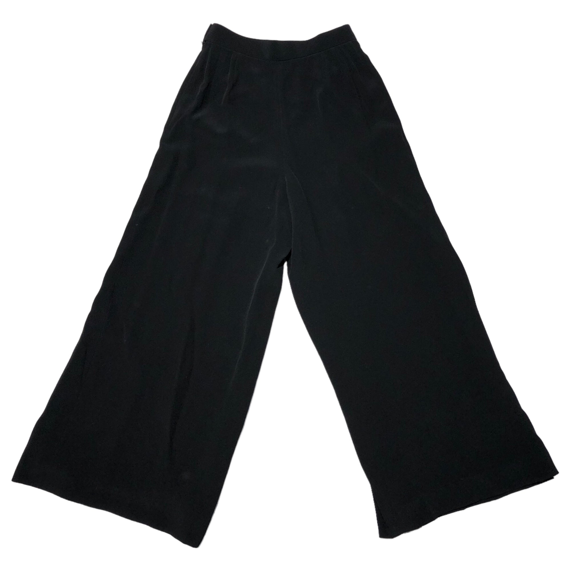 YVES SAINT LAURENT(イヴサンローラン) 90's super wide tuck pants スパー ワイド タック パンツ HH139-243 L ブラック
