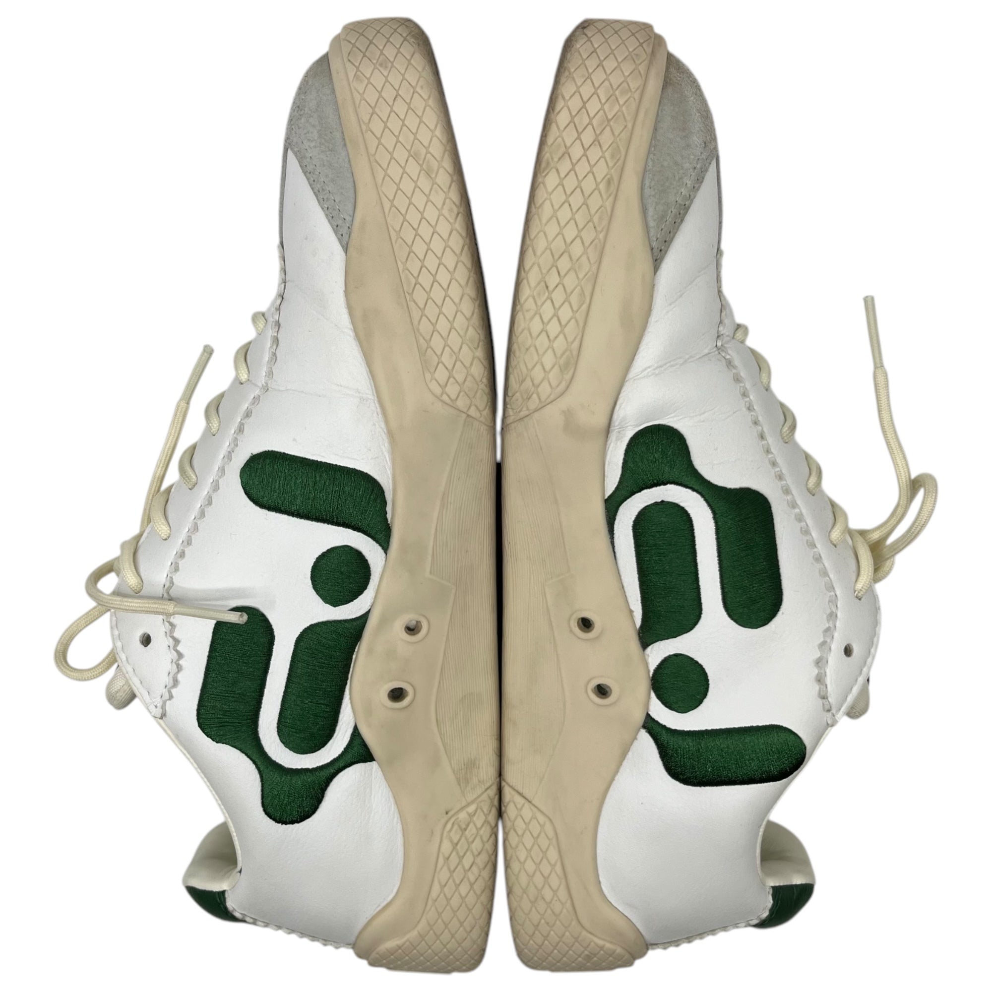 EYTYS(エイティーズ) Santos サントス 1513908 41(26.9cm) ホワイト×グリーン LOW-TOP sneakers ロゴ ローカット スニーカー 箱付